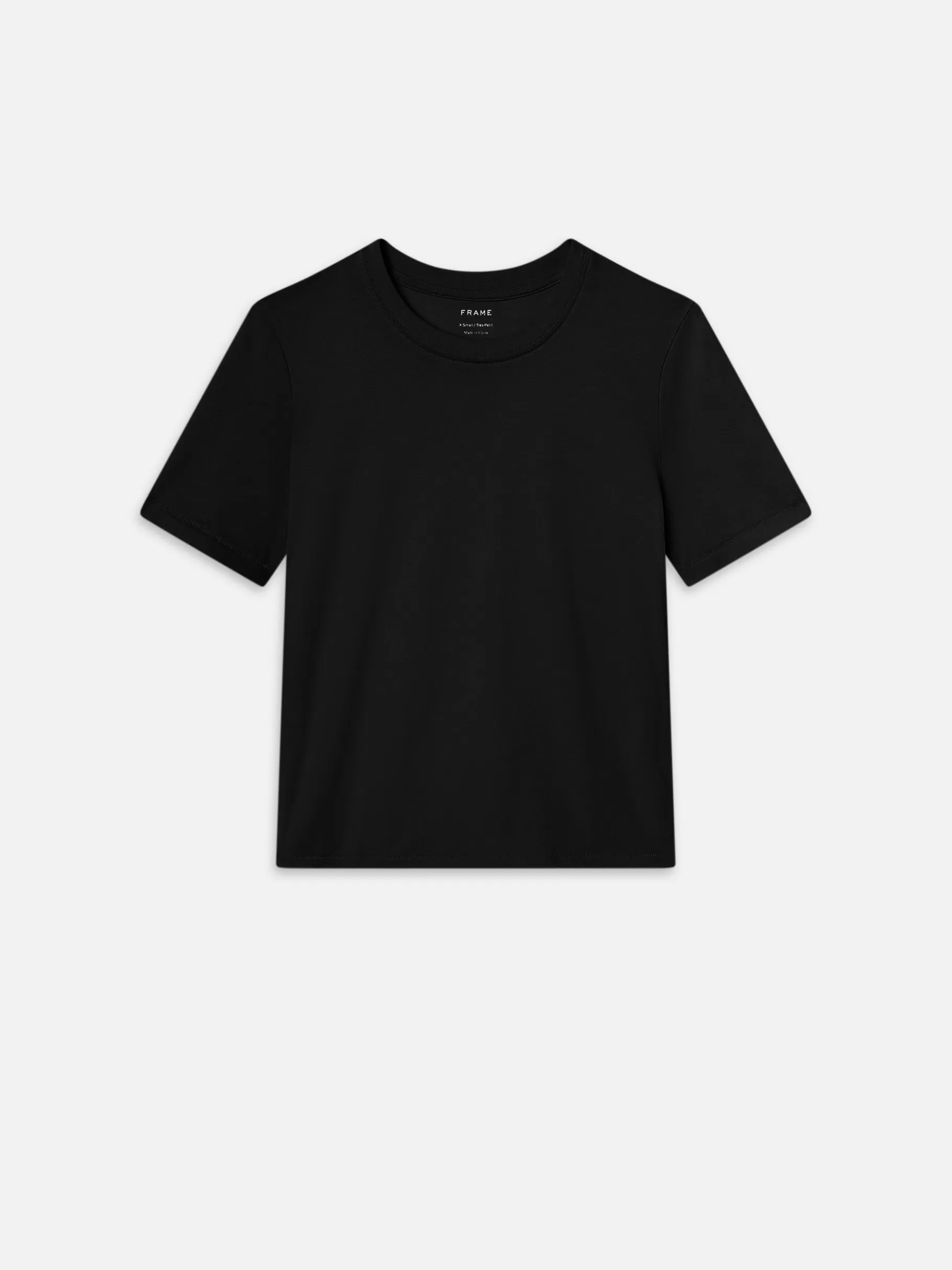 Tanks & Tees*FRAME Baby Tee in Black