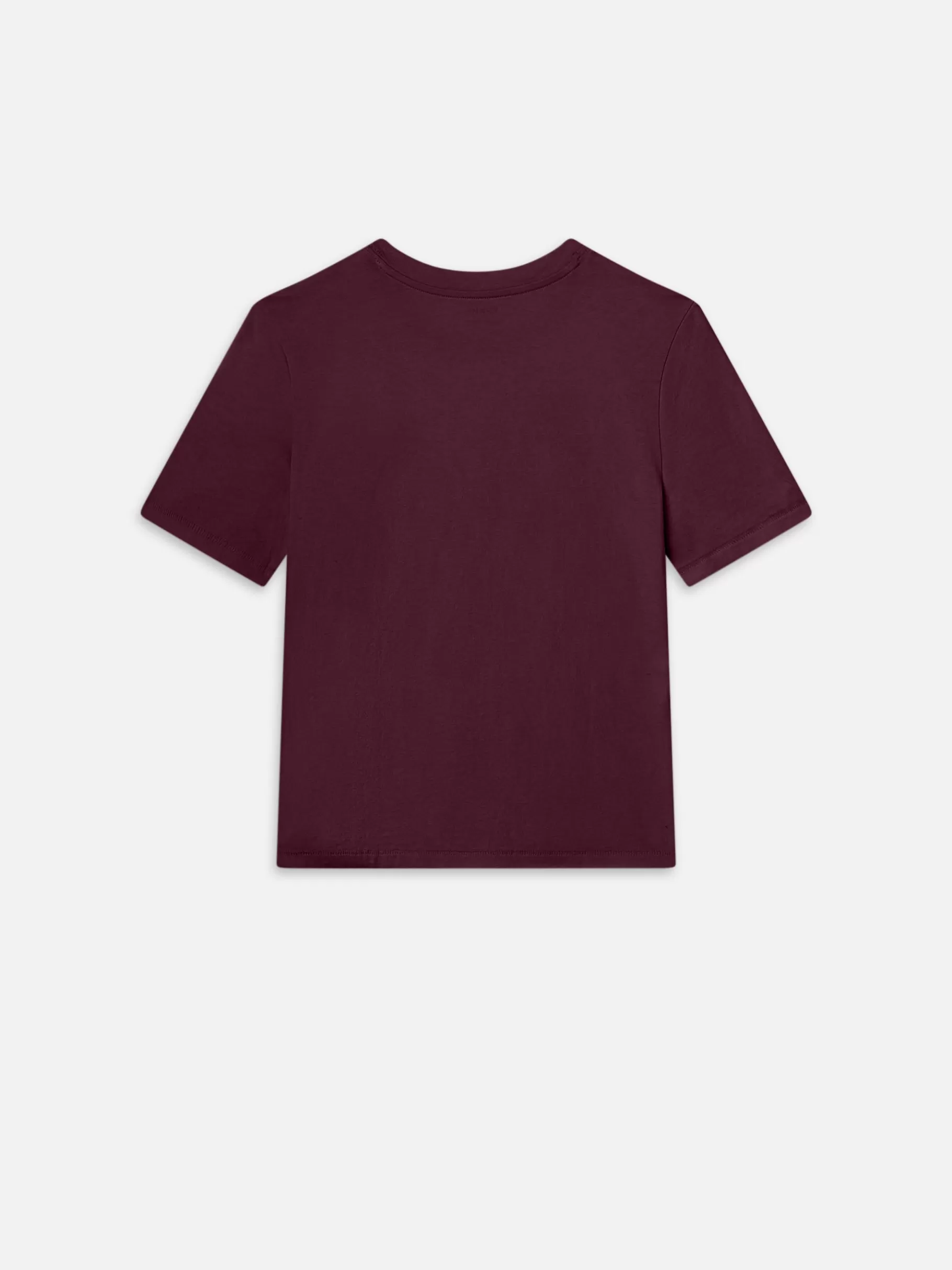 Tanks & Tees*FRAME Baby Tee in Burgundy