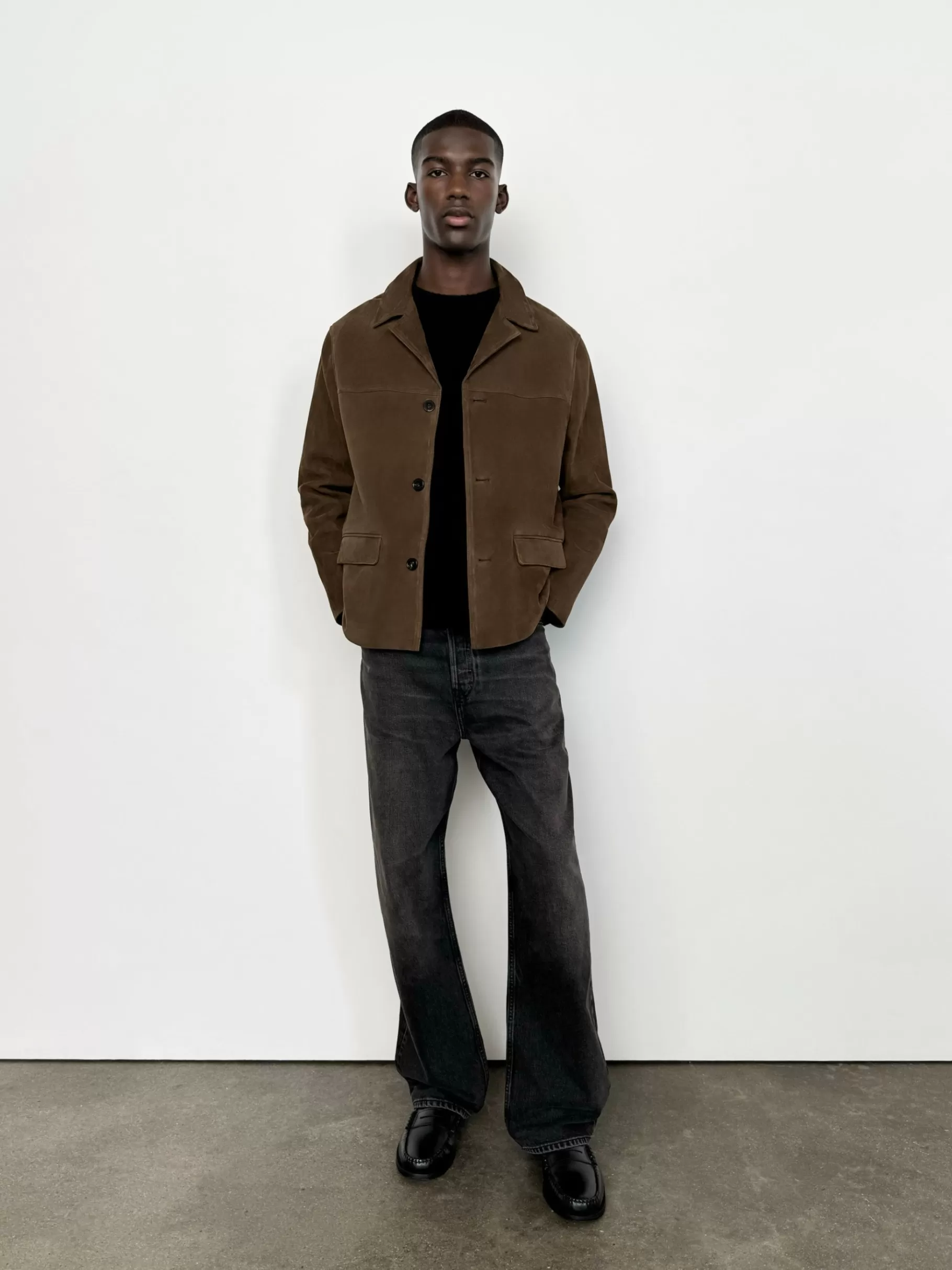 Wide Leg*FRAME Baggy Jean in Motivation