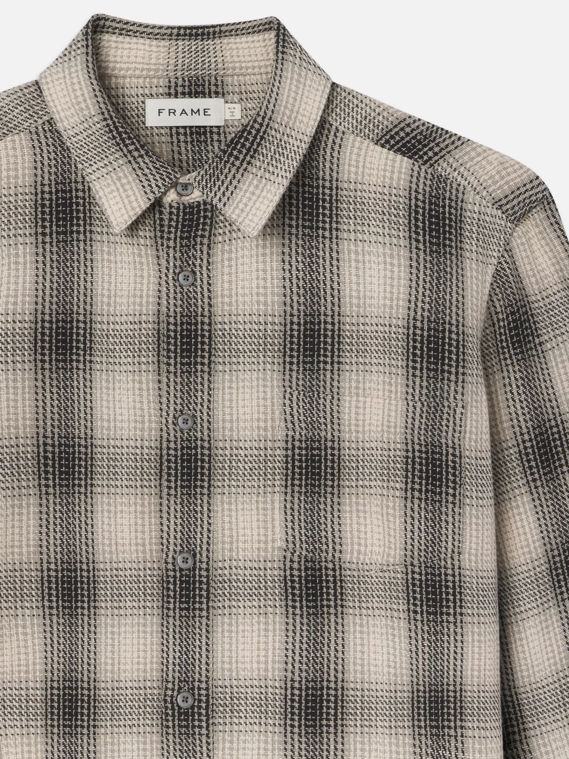 Shirts*FRAME Baja Plaid Shirt in Dark Navy Darknavy