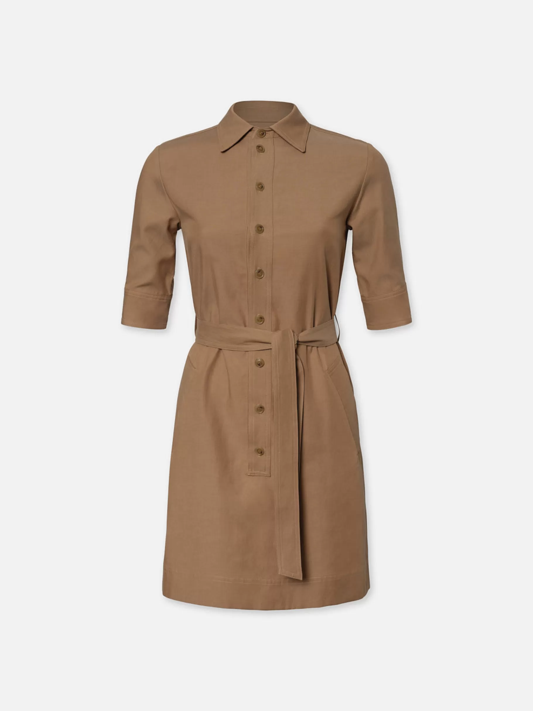 Dresses & Jumpsuits*FRAME Belted Trench Dress in Khaki