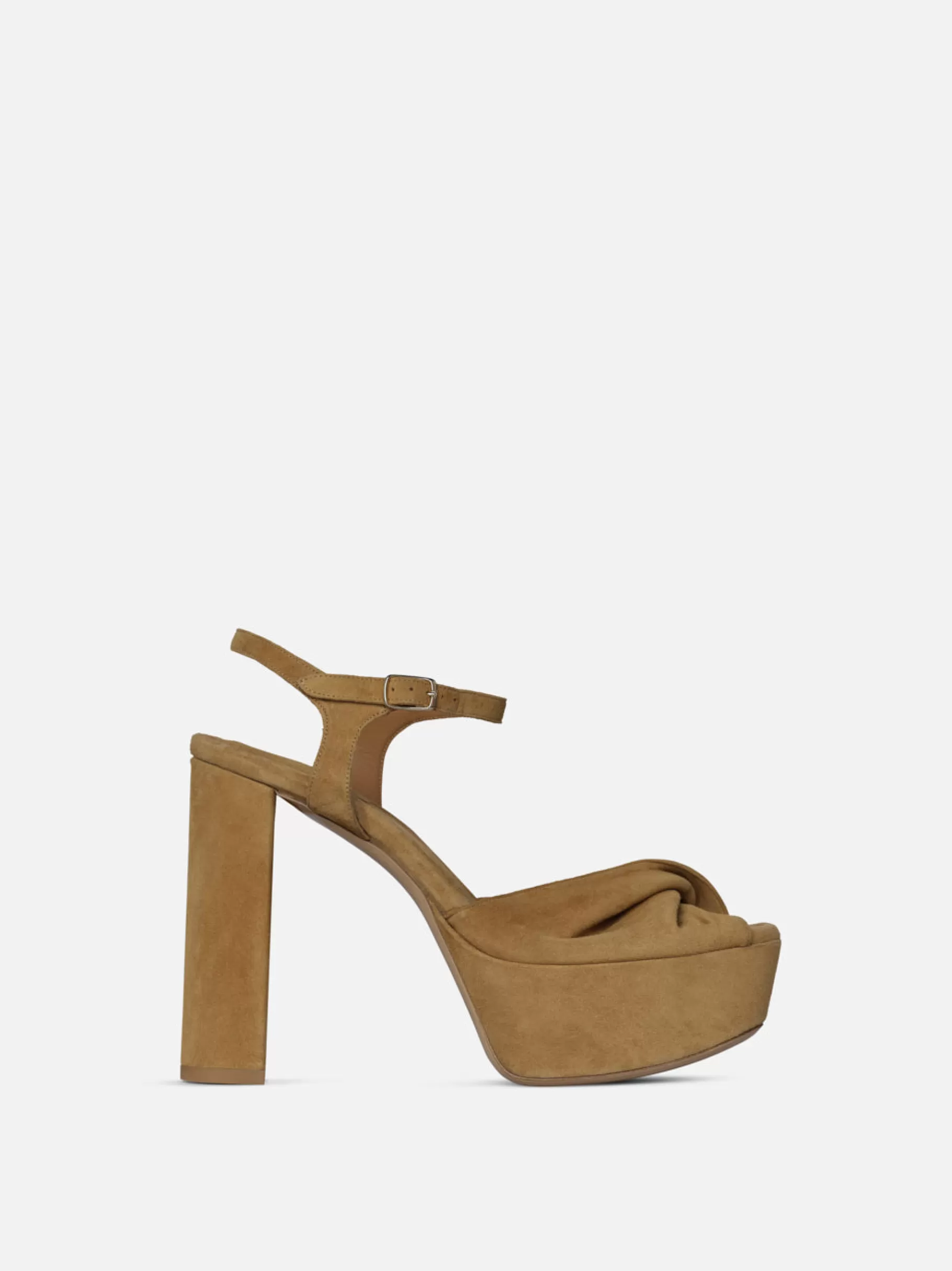 All Accessories & Shoes*FRAME Camille Platform Heel in Tan