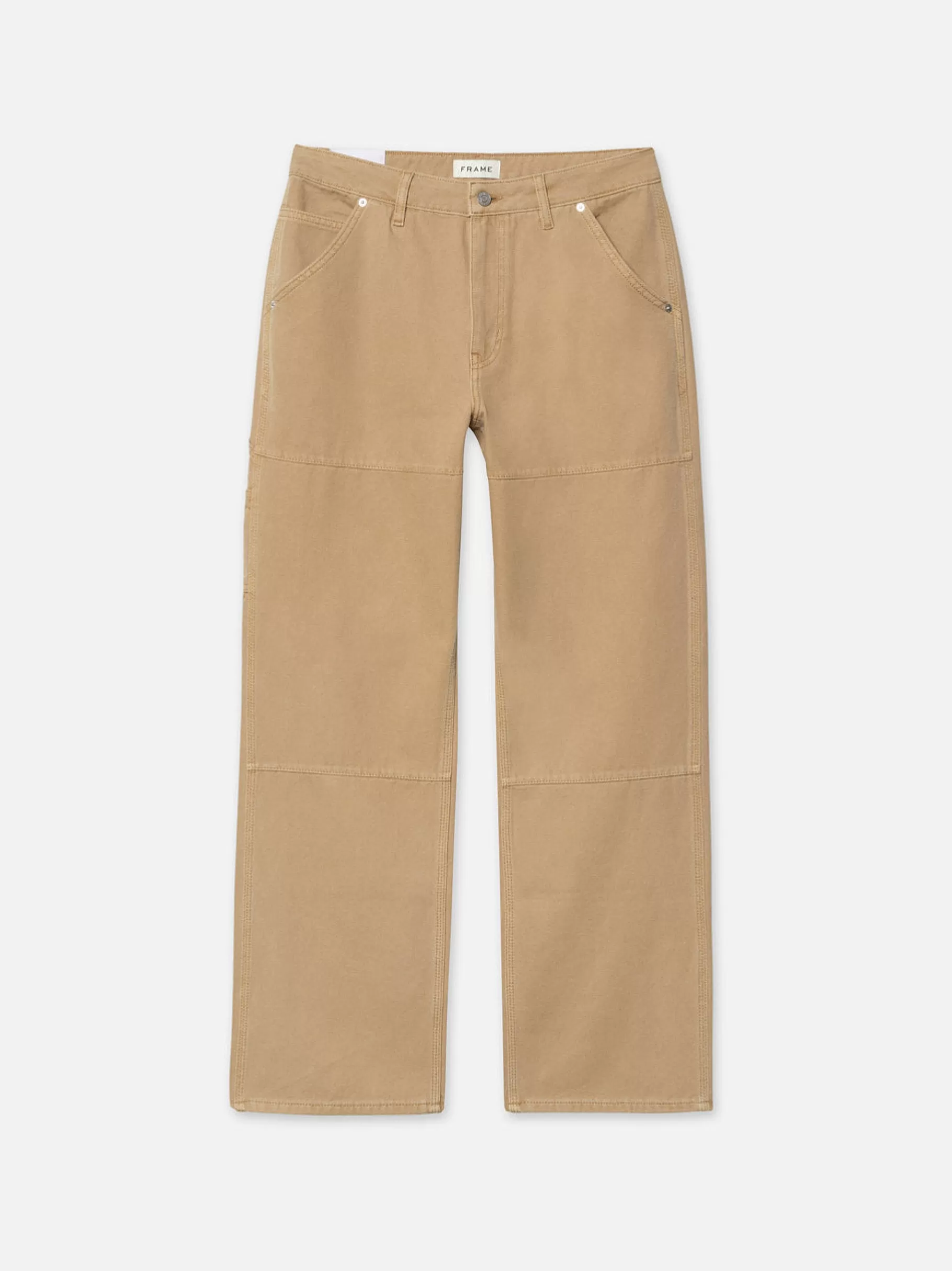 Straight*FRAME Canvas Workwear Pant in Dusty Khaki Dustykhaki