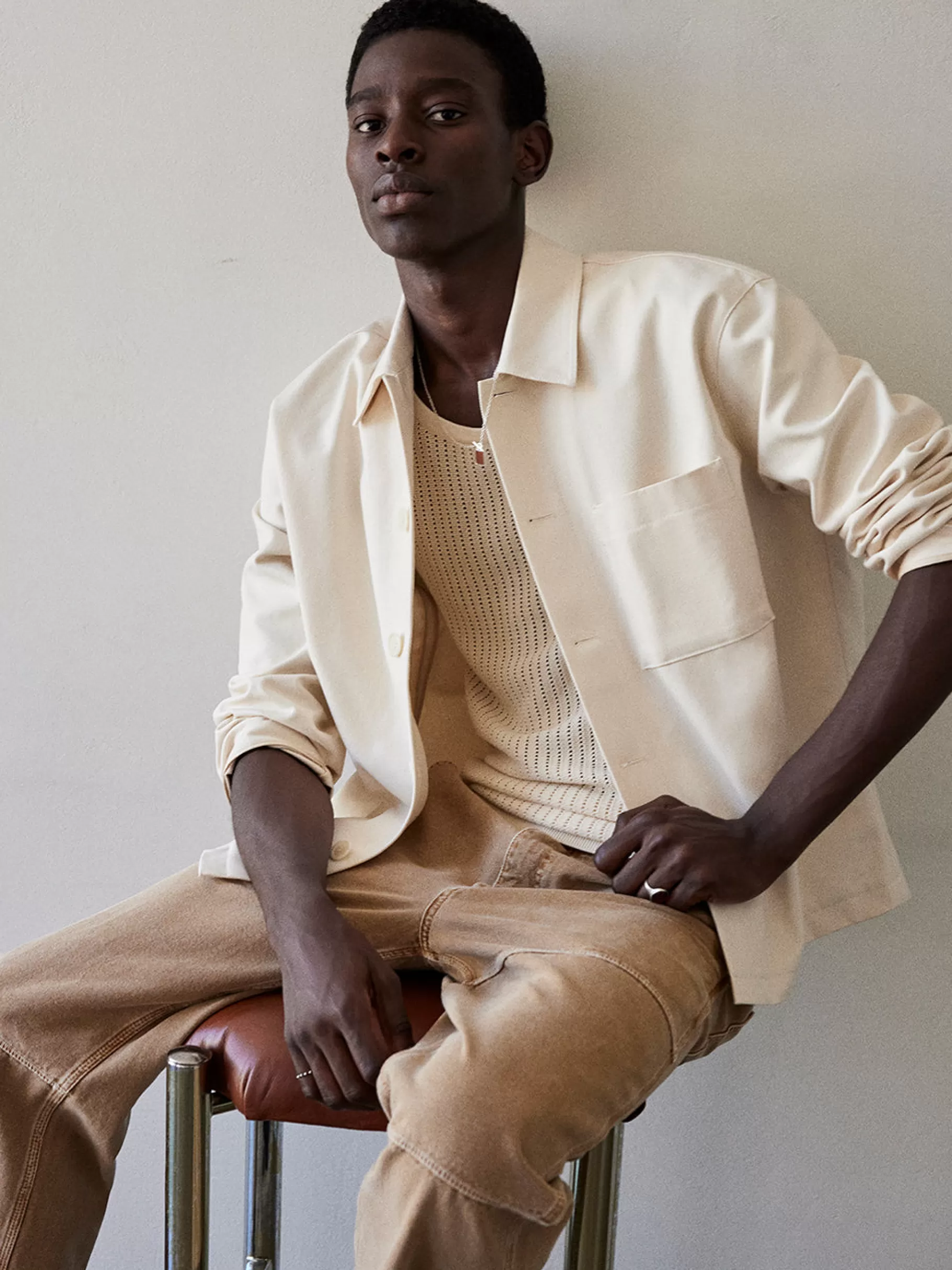 Straight*FRAME Canvas Workwear Pant in Dusty Khaki Dustykhaki