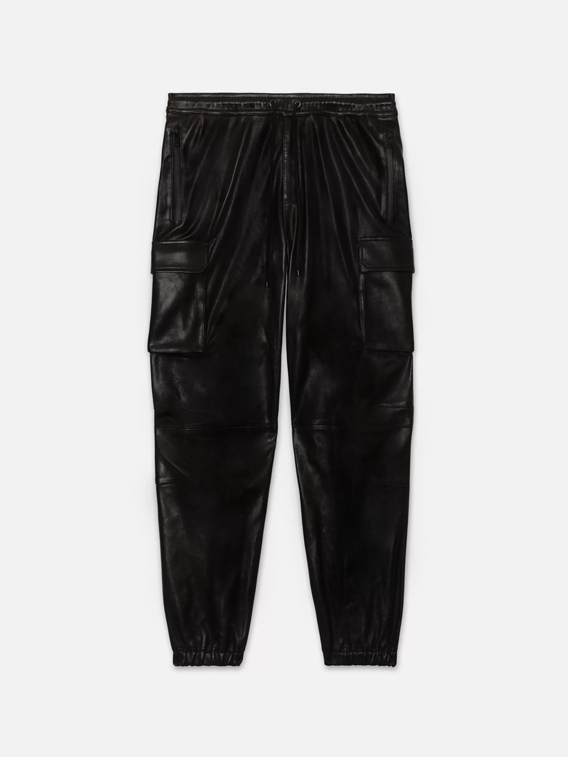 Leather & Suede | Pants & Shorts*FRAME Cargo Leather Pant in Noir