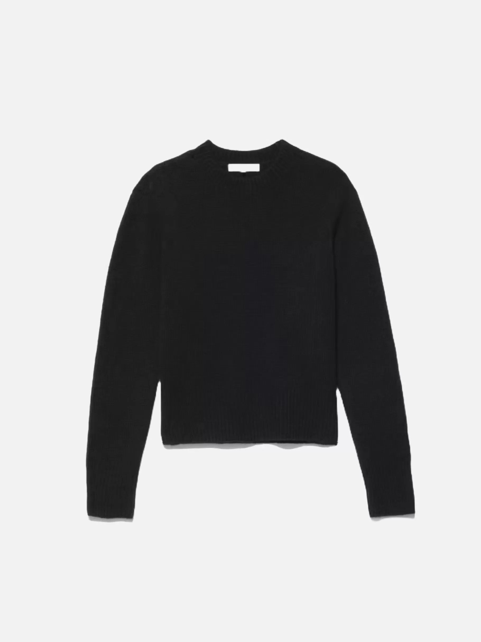Sweaters*FRAME Cashmere Clean Crew in Noir