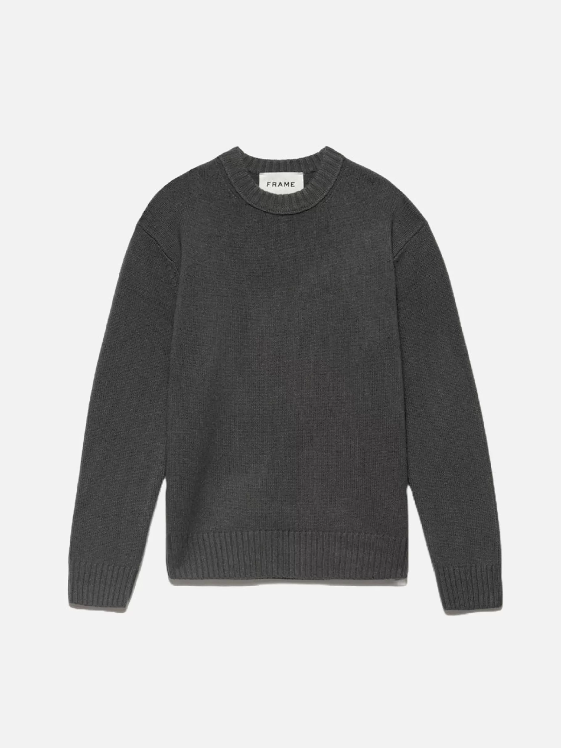 Sweaters & Hoodies*FRAME Cashmere Crewneck Sweater in Charcoal Grey Charcoalgrey