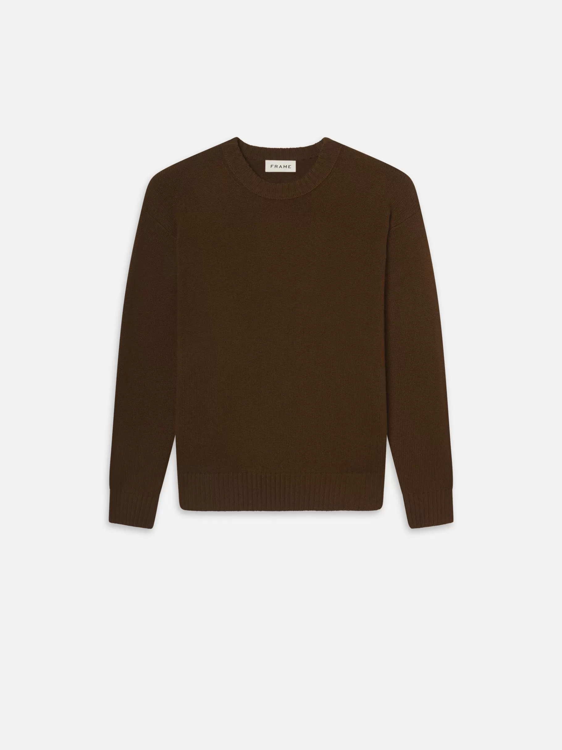 Sweaters & Hoodies*FRAME Cashmere Crewneck Sweater in Dark Camel Darkcamel