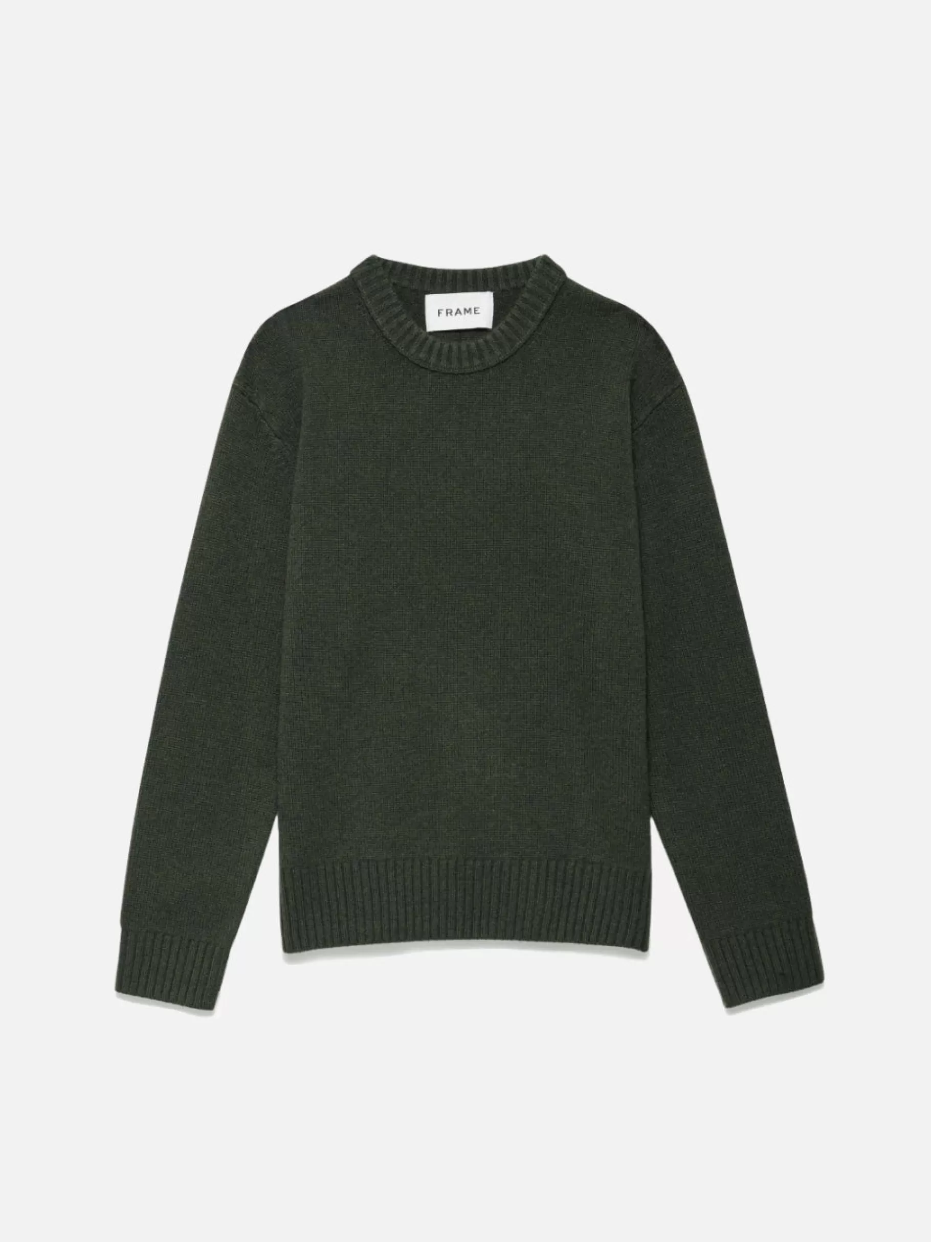 Sweaters | Sweaters & Hoodies*FRAME Cashmere Crewneck Sweater in Military Green Militarygreen