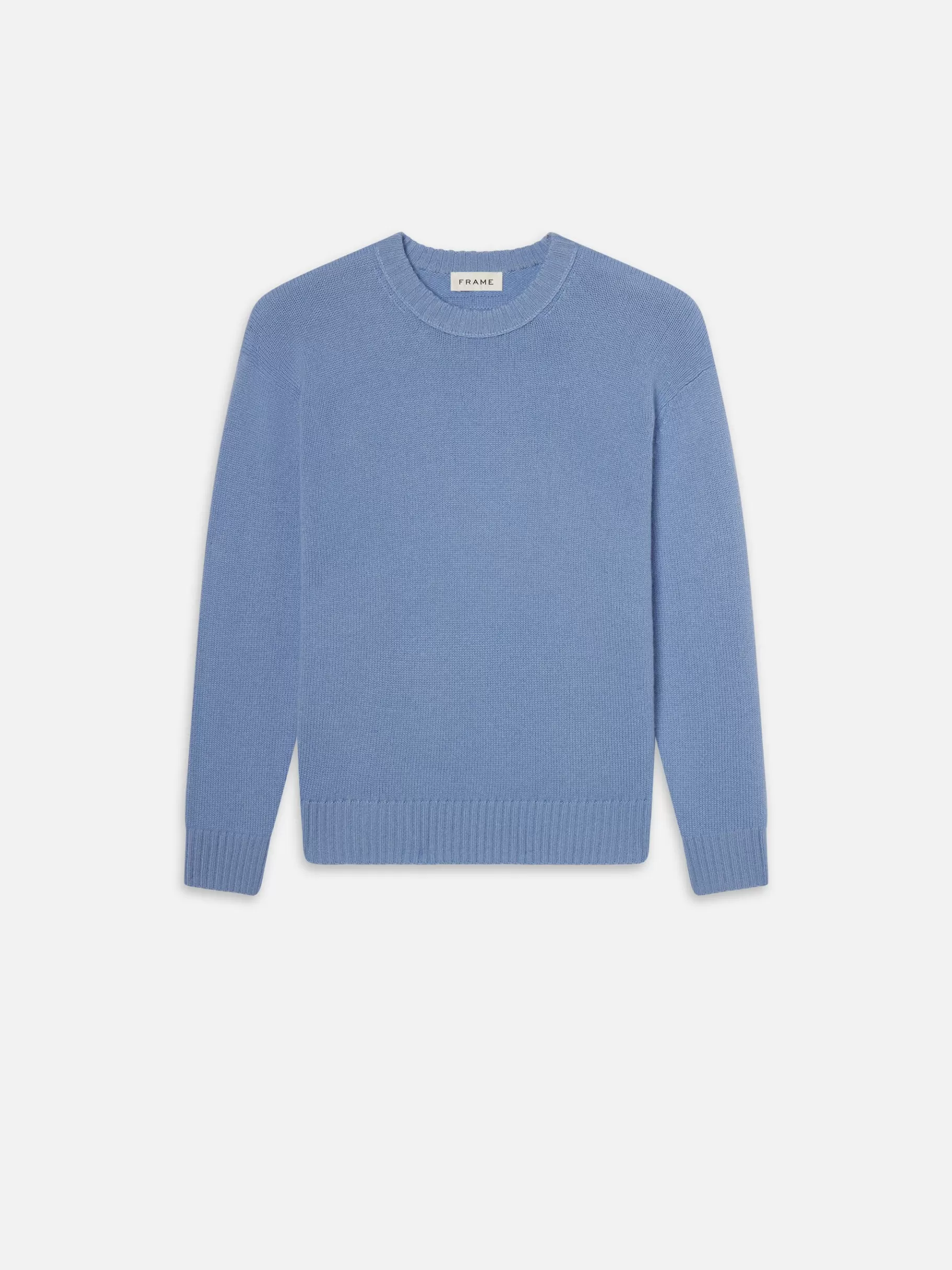 Sweaters & Hoodies*FRAME Cashmere Crewneck Sweater in Soft Blue Softblue