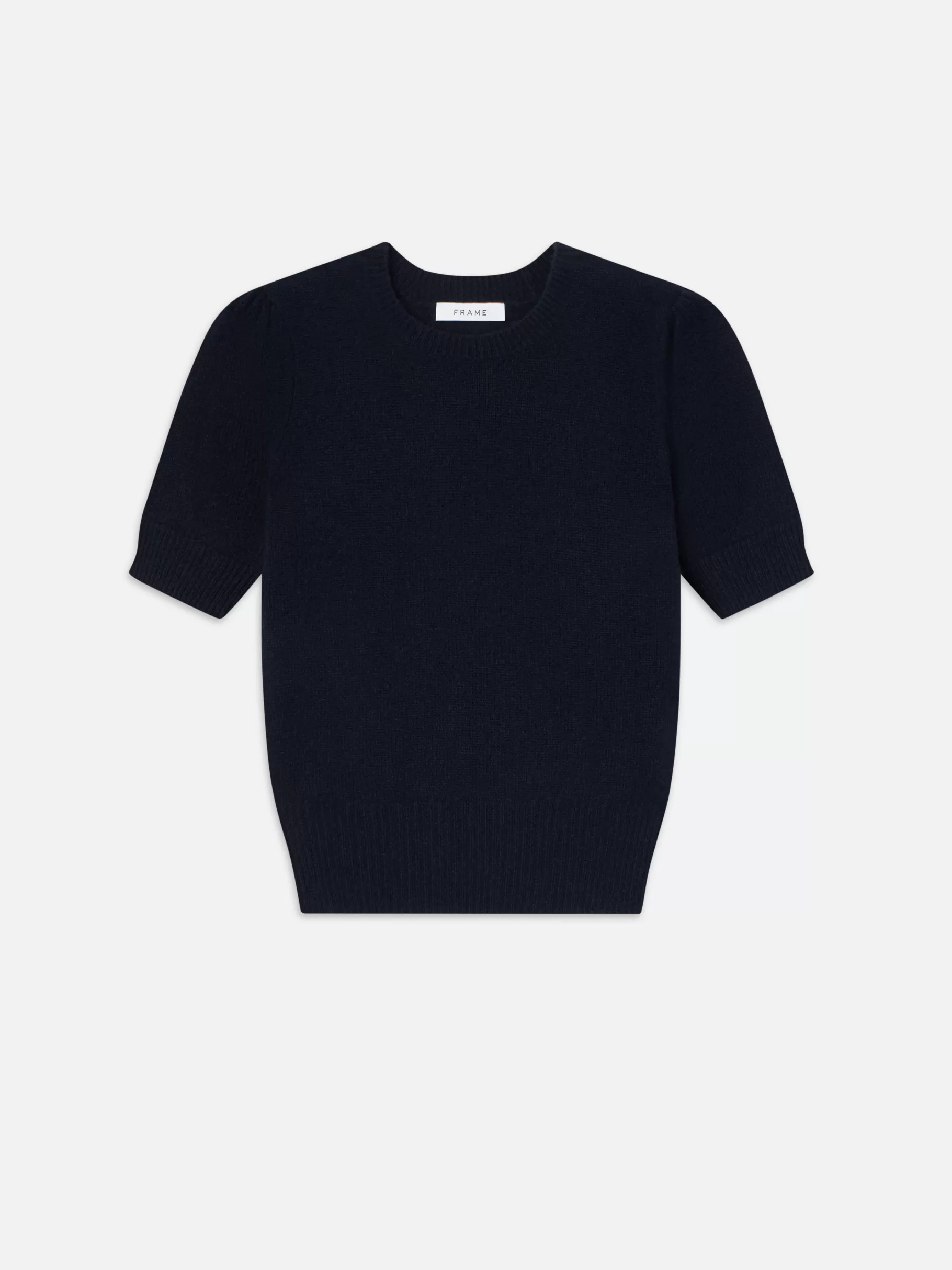 Sweaters*FRAME Cashmere Gathered Sweater in Navy