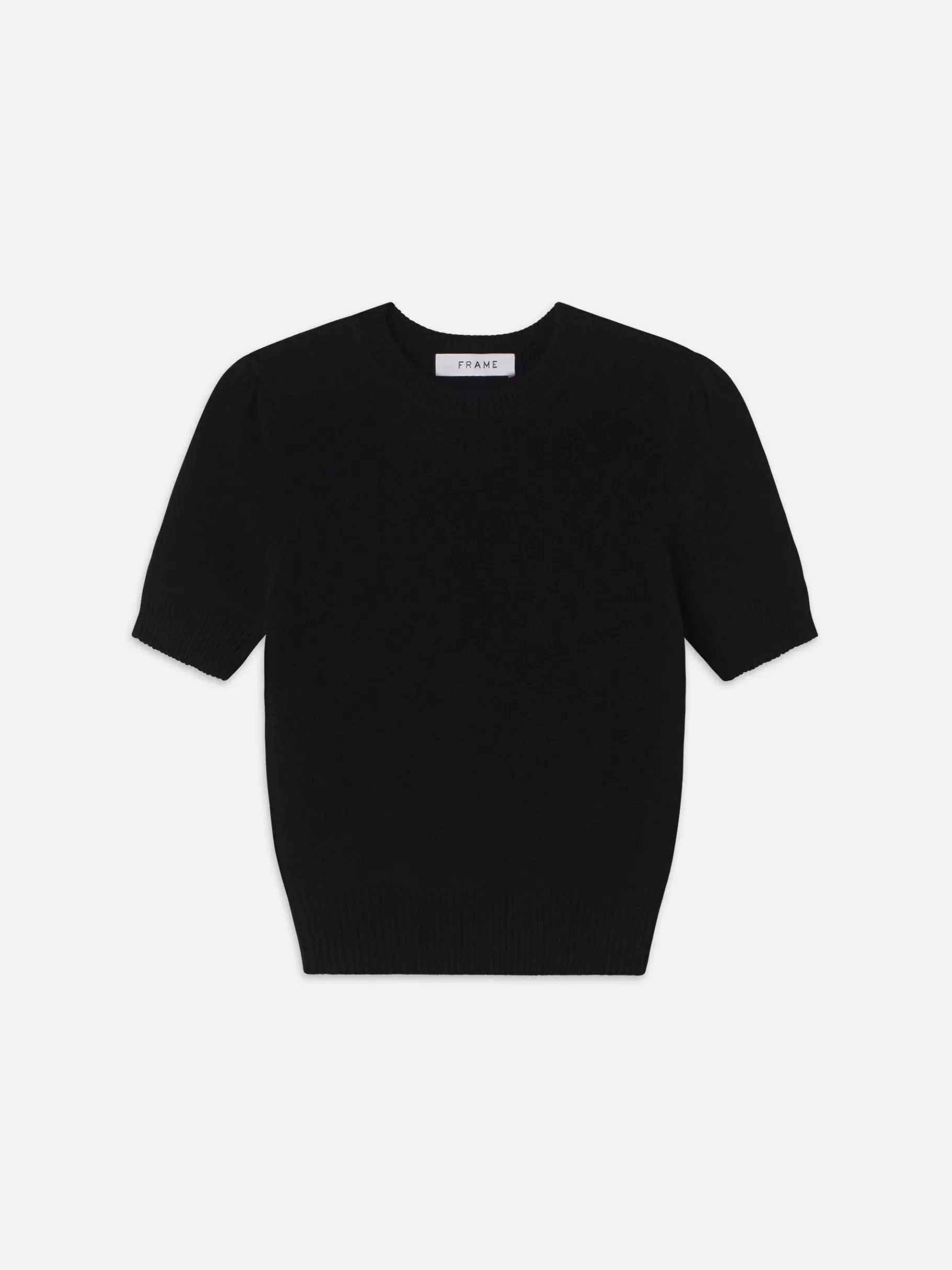 Sweaters*FRAME Cashmere Gathered Sweater in Noir