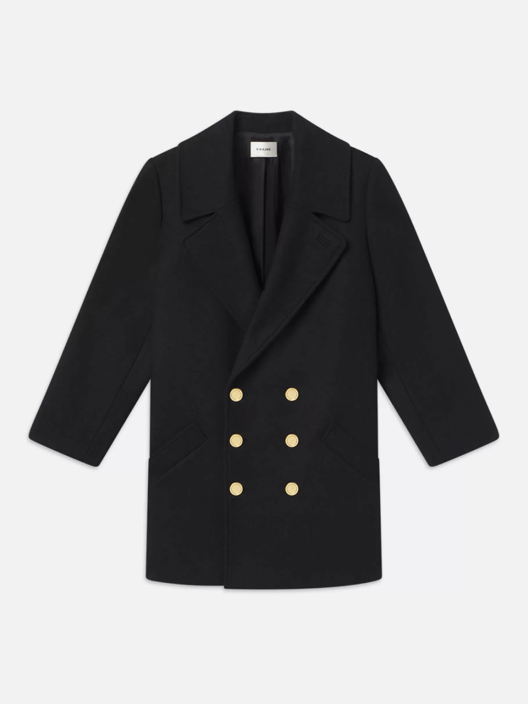 Jackets & Coats*FRAME Classic Peacoat in Black