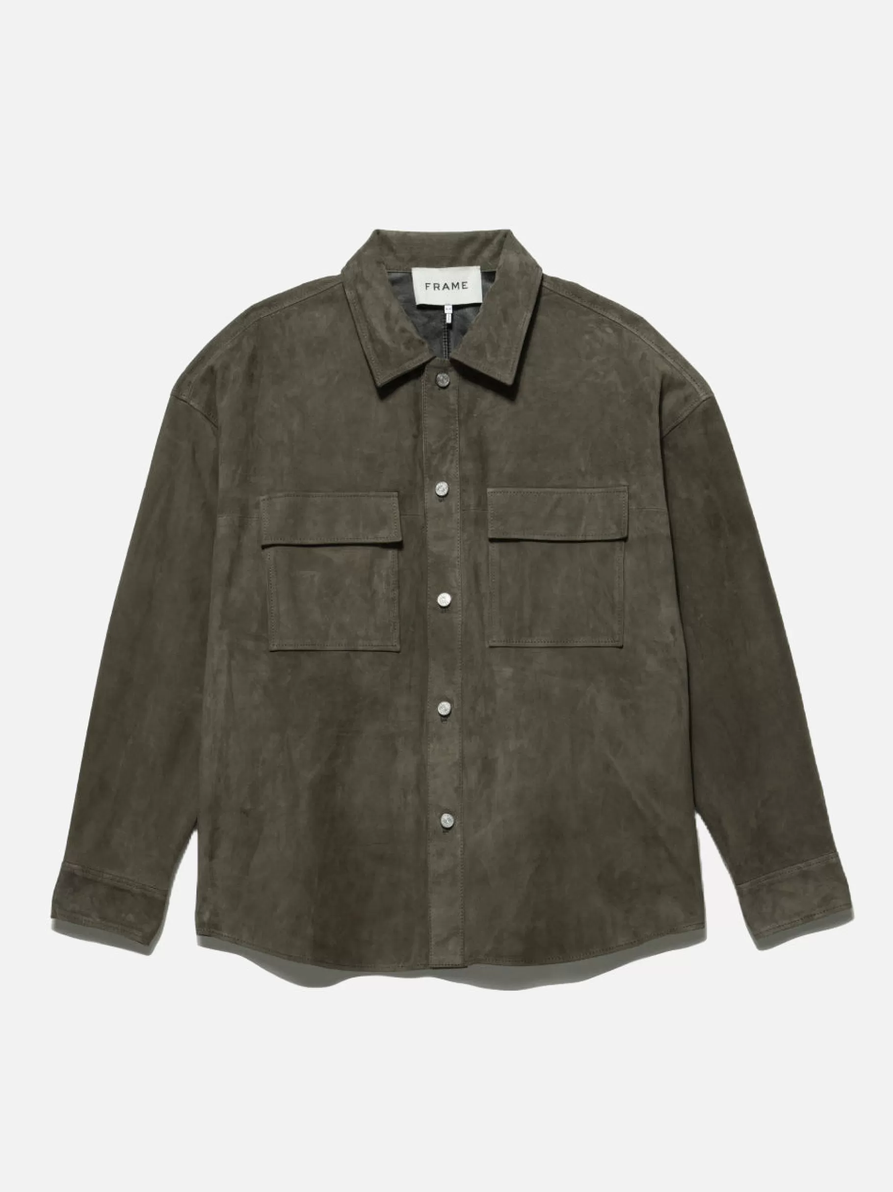 Leather & Suede | Shirts*FRAME Clean Suede Shirt in Mocha