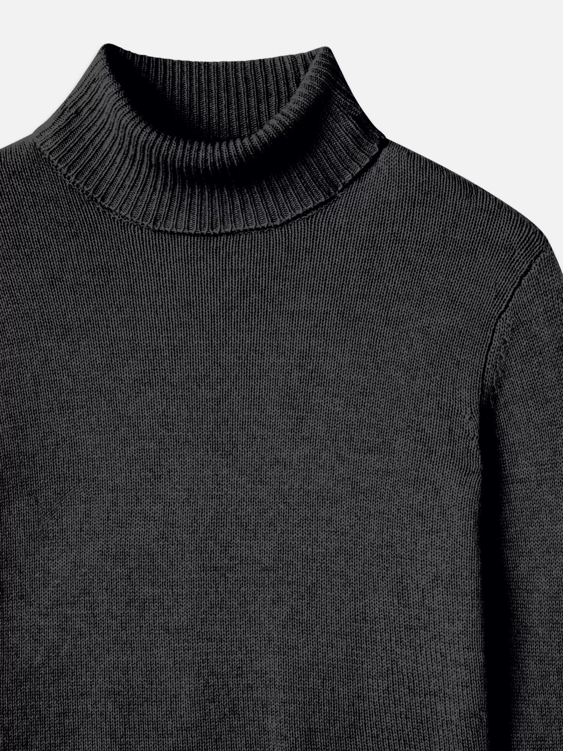 Sweaters*FRAME Clean Turtleneck Sweater in Charcoal Heather Charcoalheather