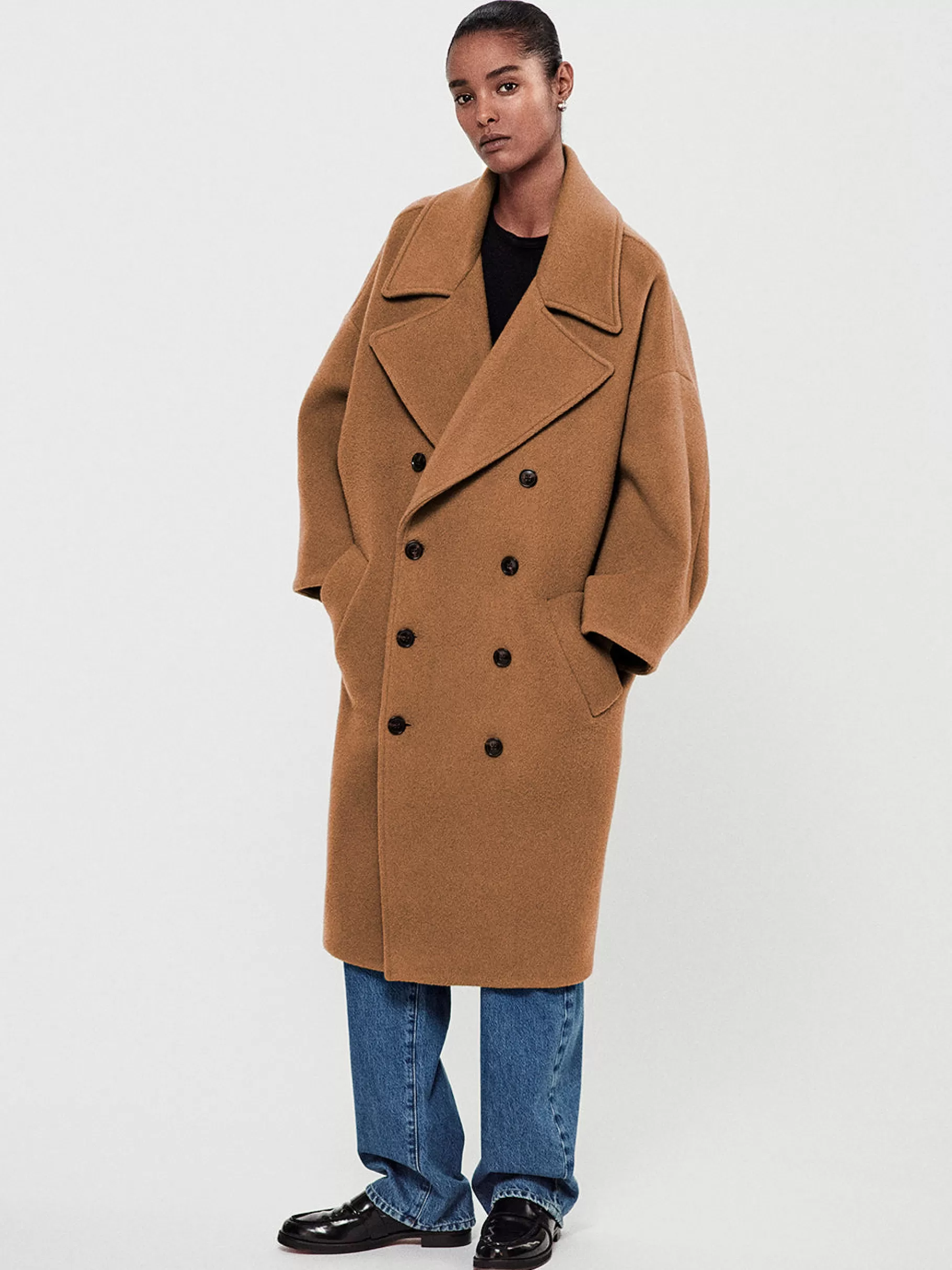Jackets & Coats*FRAME Cocoon Coat in Camel