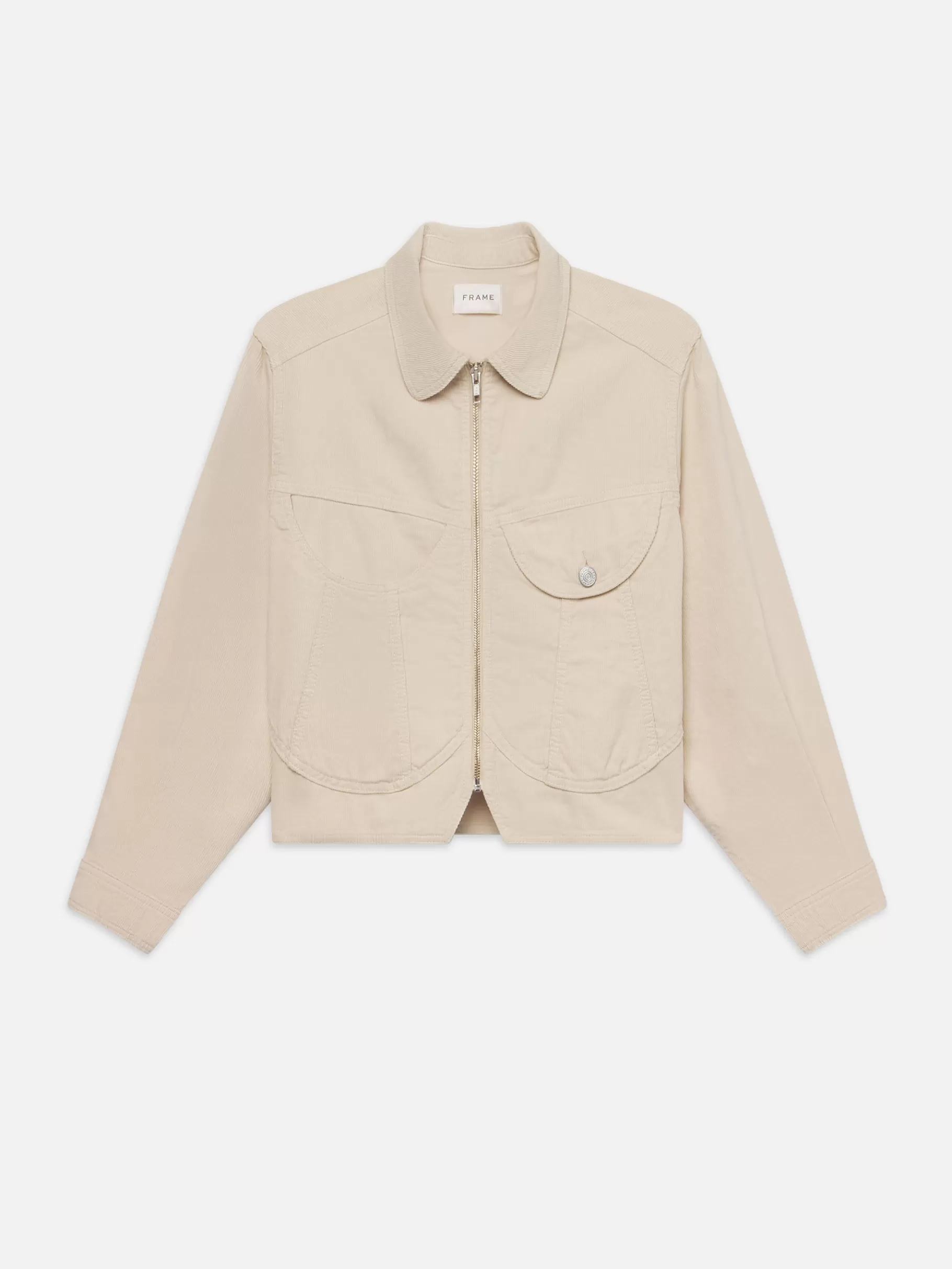 Jackets & Coats*FRAME Corduroy Heart Jacket in Ecru