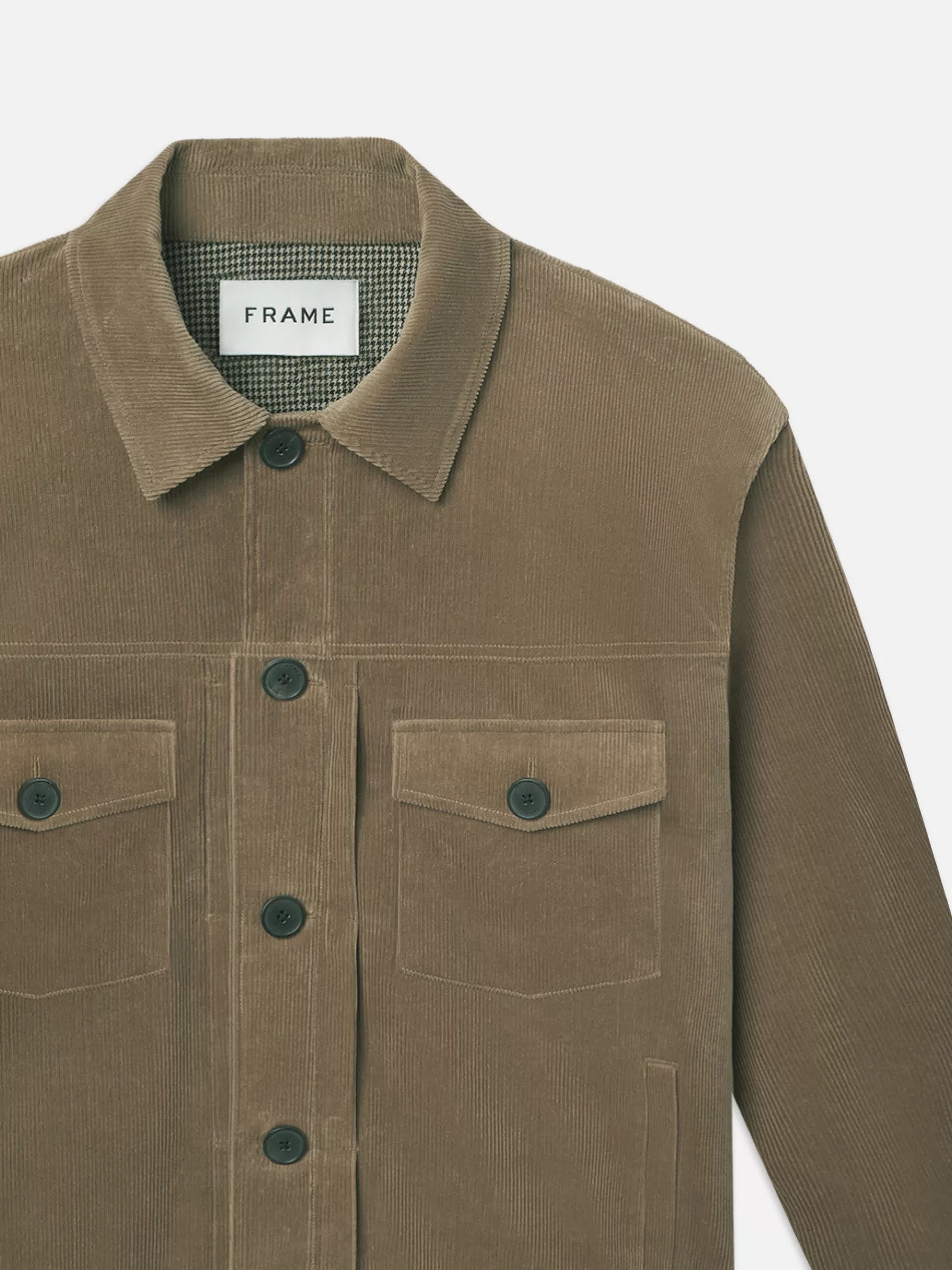 Jackets & Coats*FRAME Corduroy Trucker Jacket in Soft Mocha Softmocha