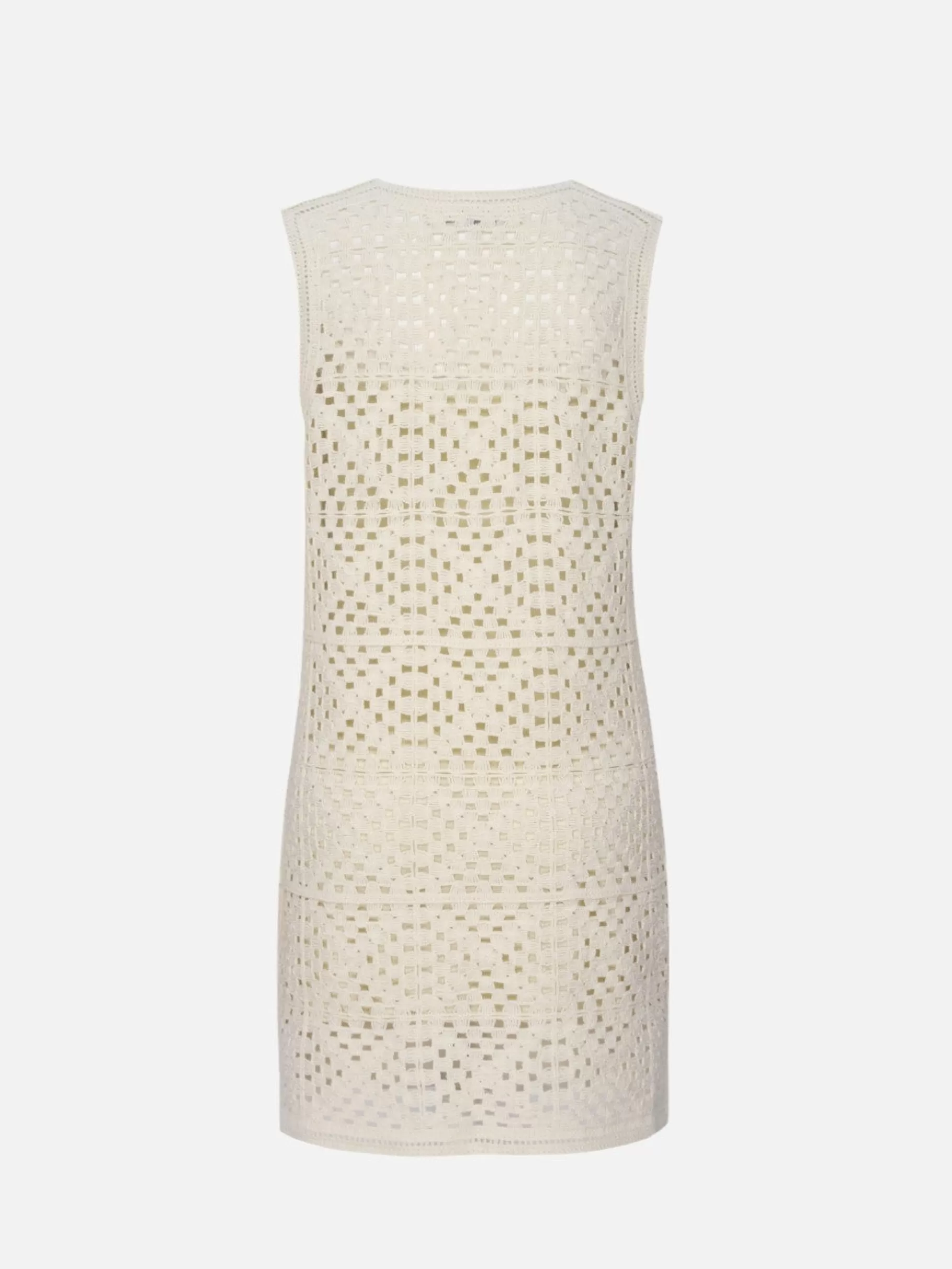 Dresses & Jumpsuits*FRAME Crochet Tassel Popover Dress in Cream