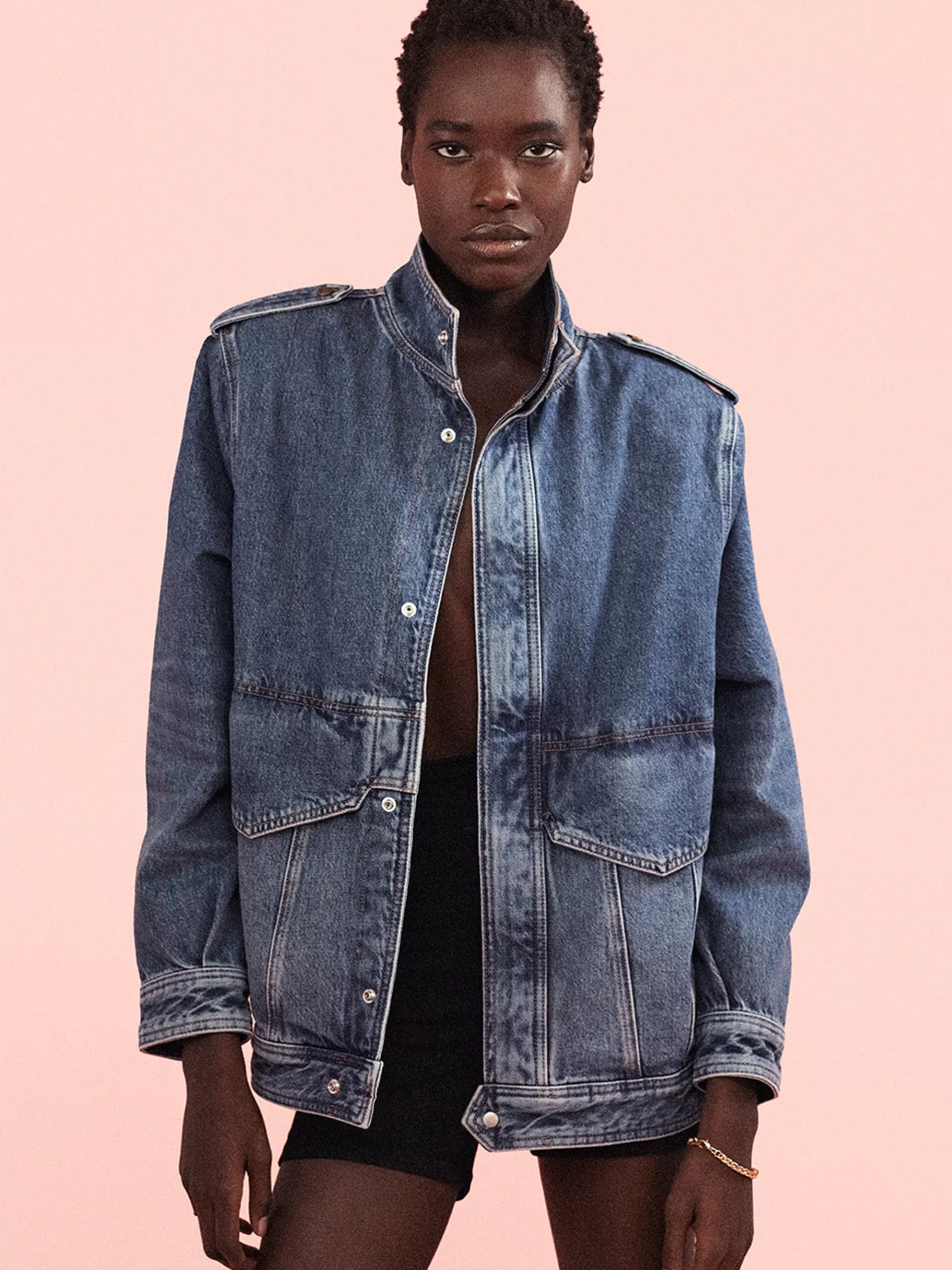 Jackets & Coats*FRAME Denim Power Jacket in Luxor
