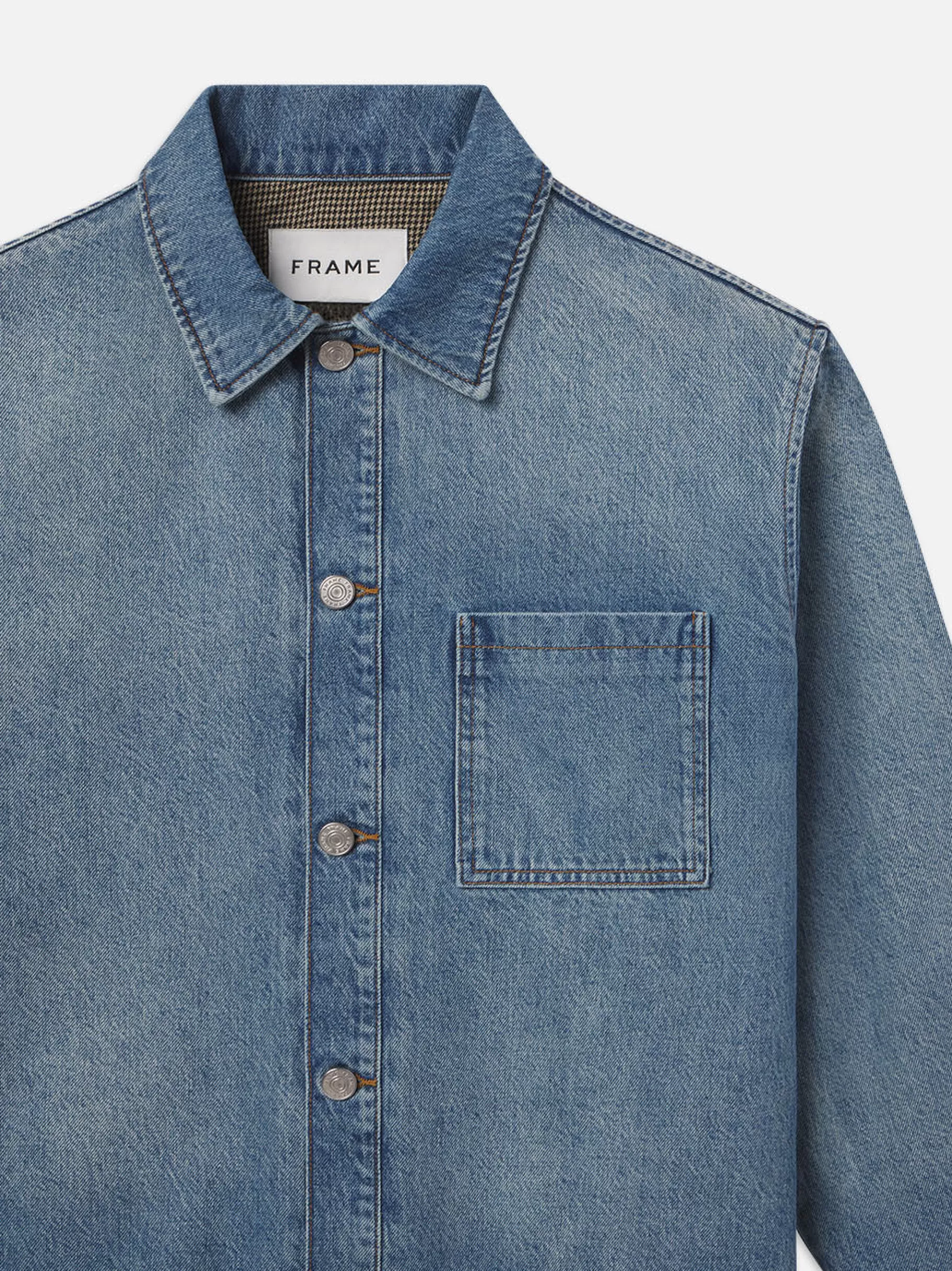 Denim Jackets | Denim Shirts*FRAME Denim Shirt Jacket in Frequency