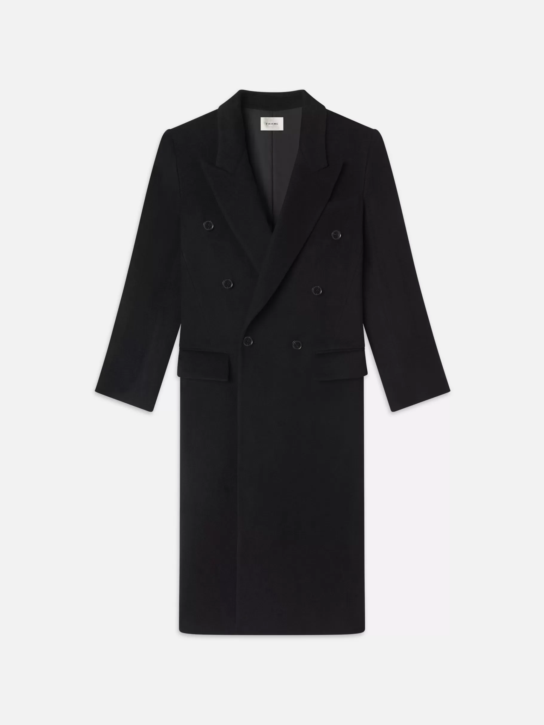 Jackets & Coats*FRAME Double-Breasted Tailored Coat in Black