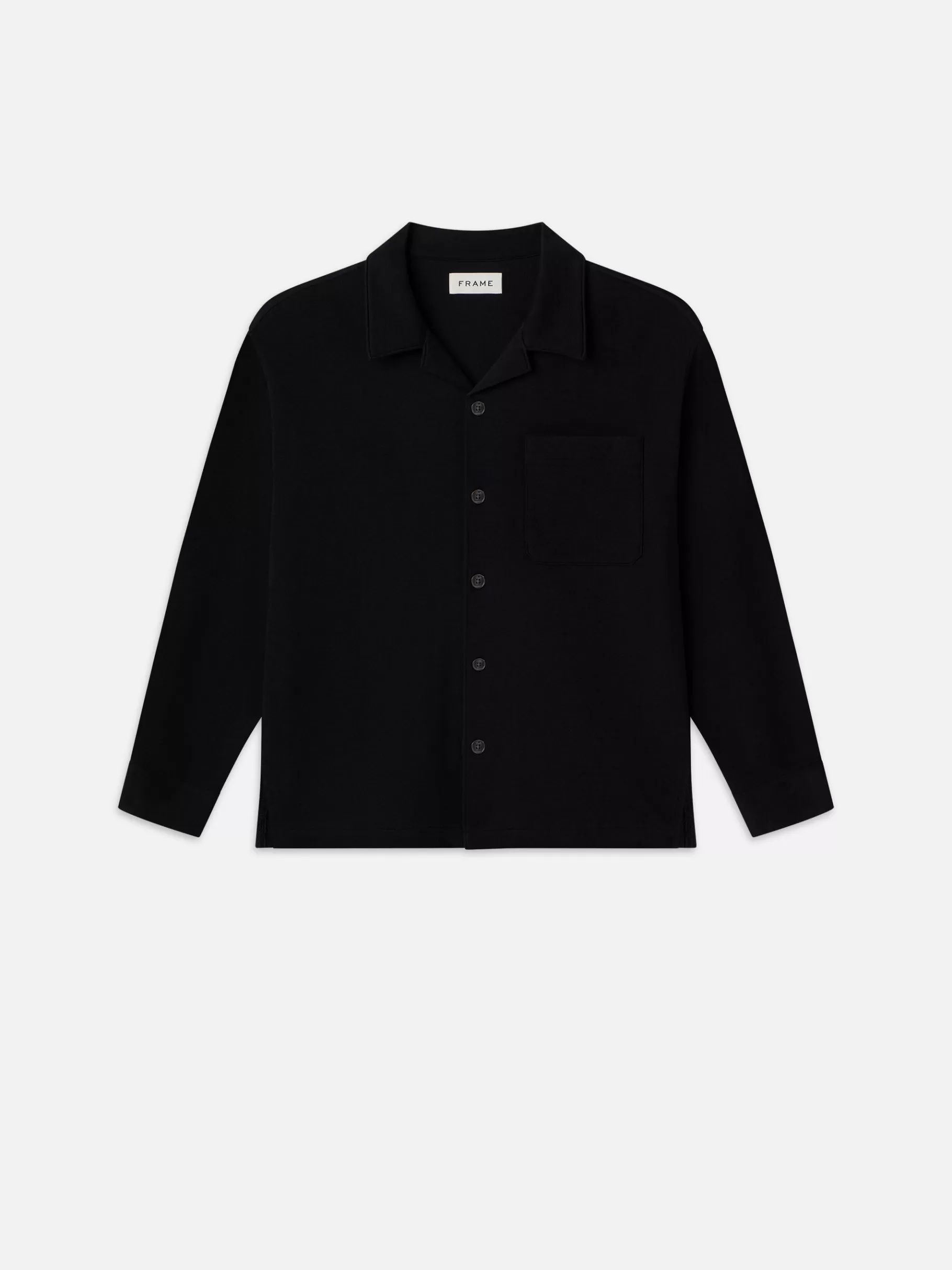 Shirts | Tees & Polos*FRAME Duo Fold Relaxed Shirt in Black