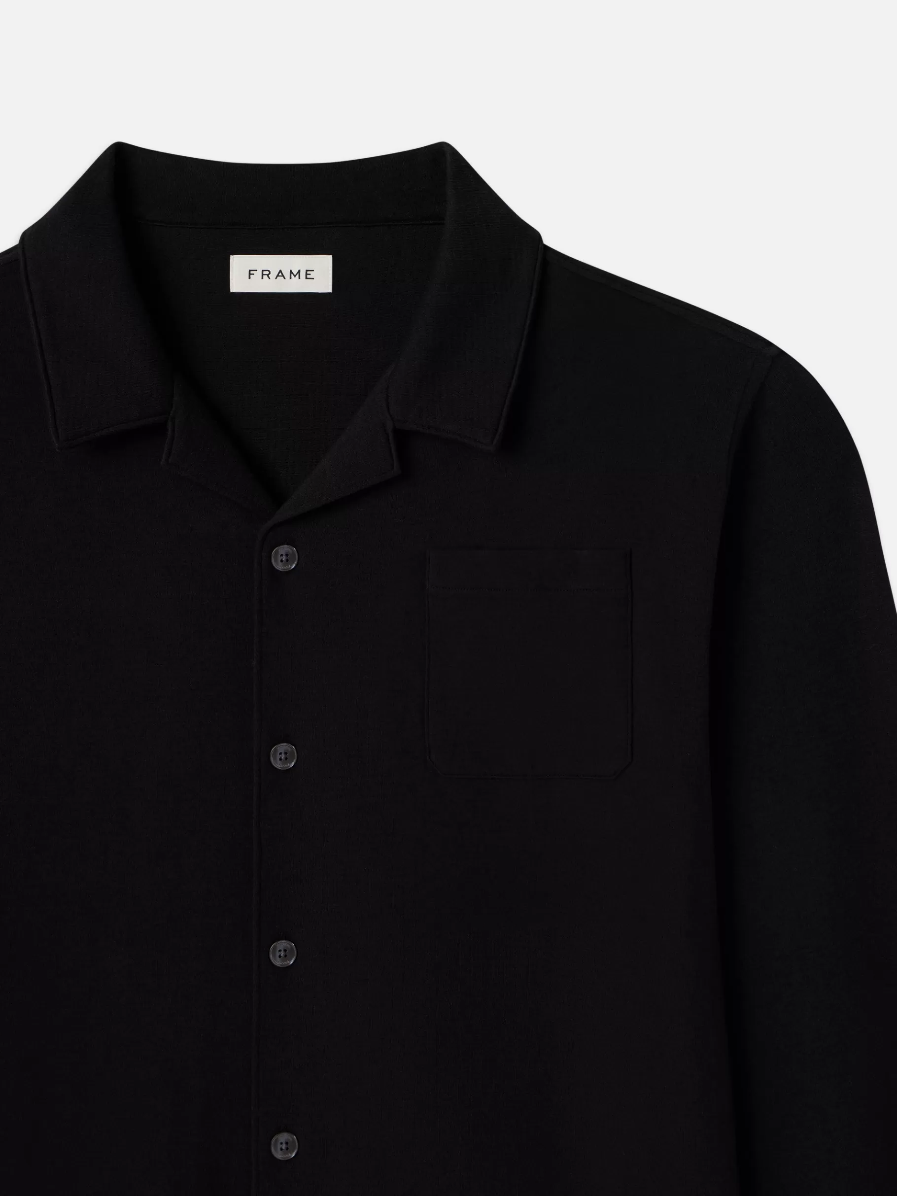 Shirts | Tees & Polos*FRAME Duo Fold Relaxed Shirt in Black