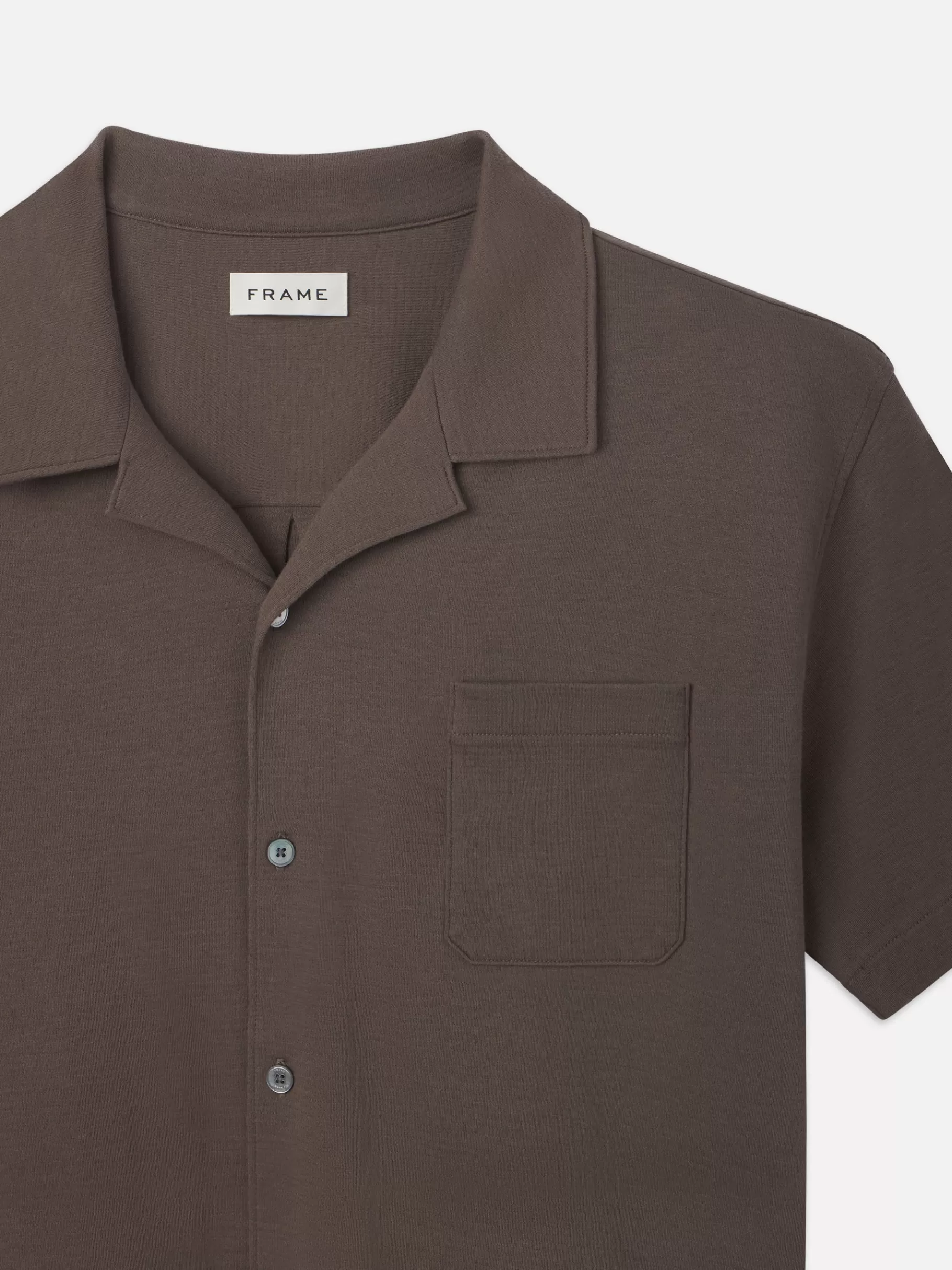 Shirts*FRAME Duo Fold Relaxed Shirt in Taupe