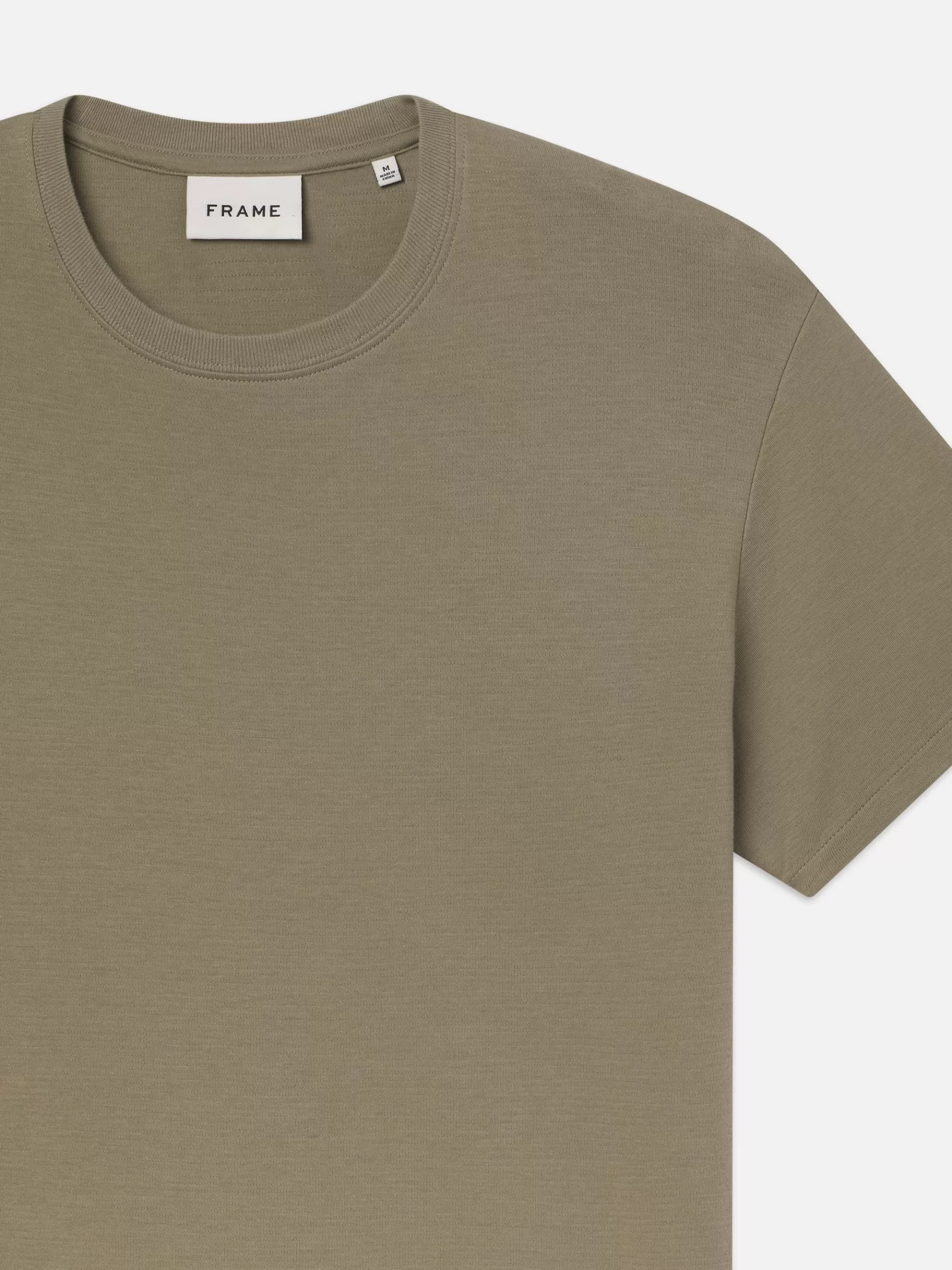 Tees & Polos*FRAME Duo Fold Tee in Dry Sage Drysage