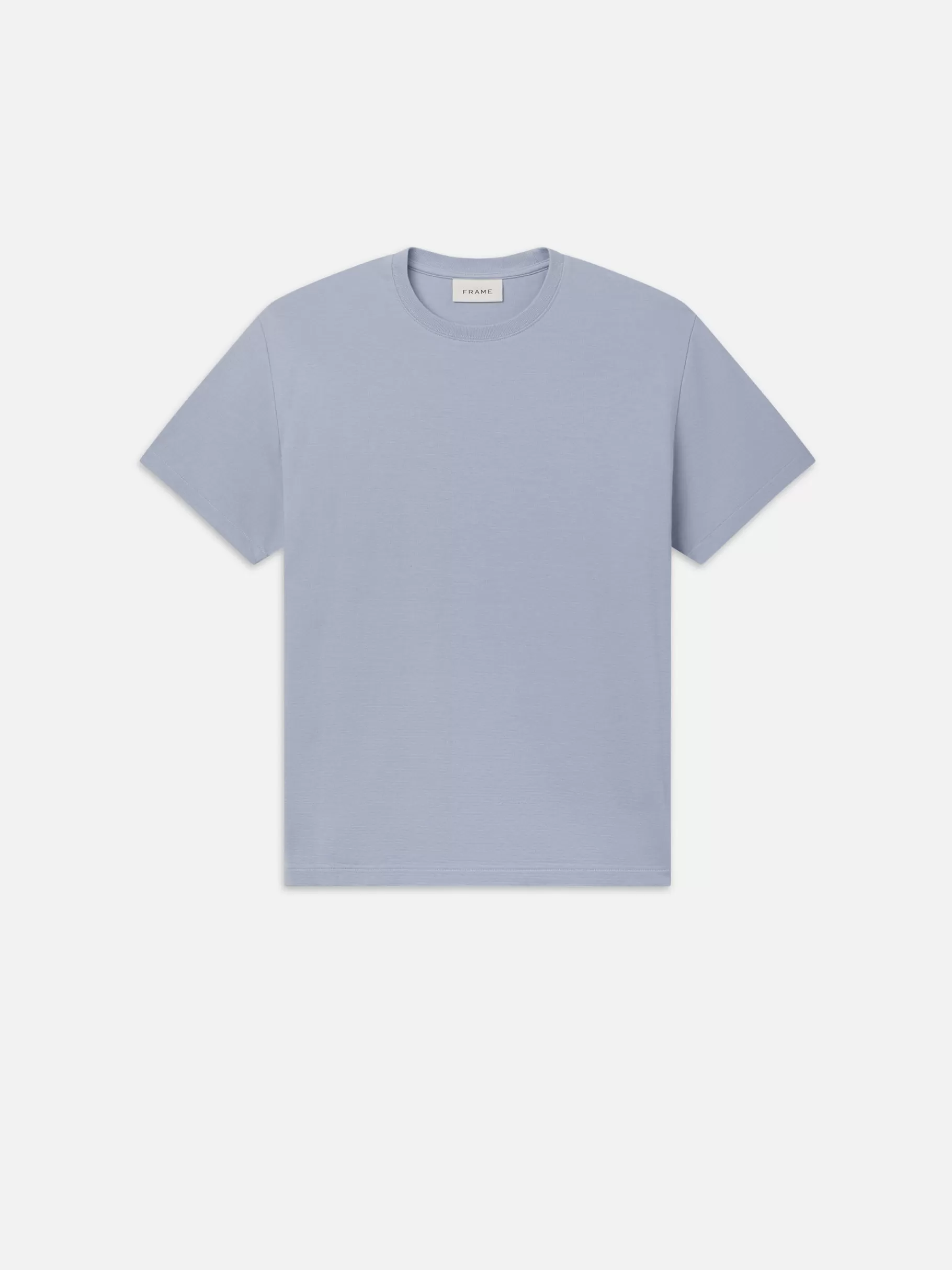 Tees & Polos*FRAME Duo Fold Tee in Soft Blue Softblue