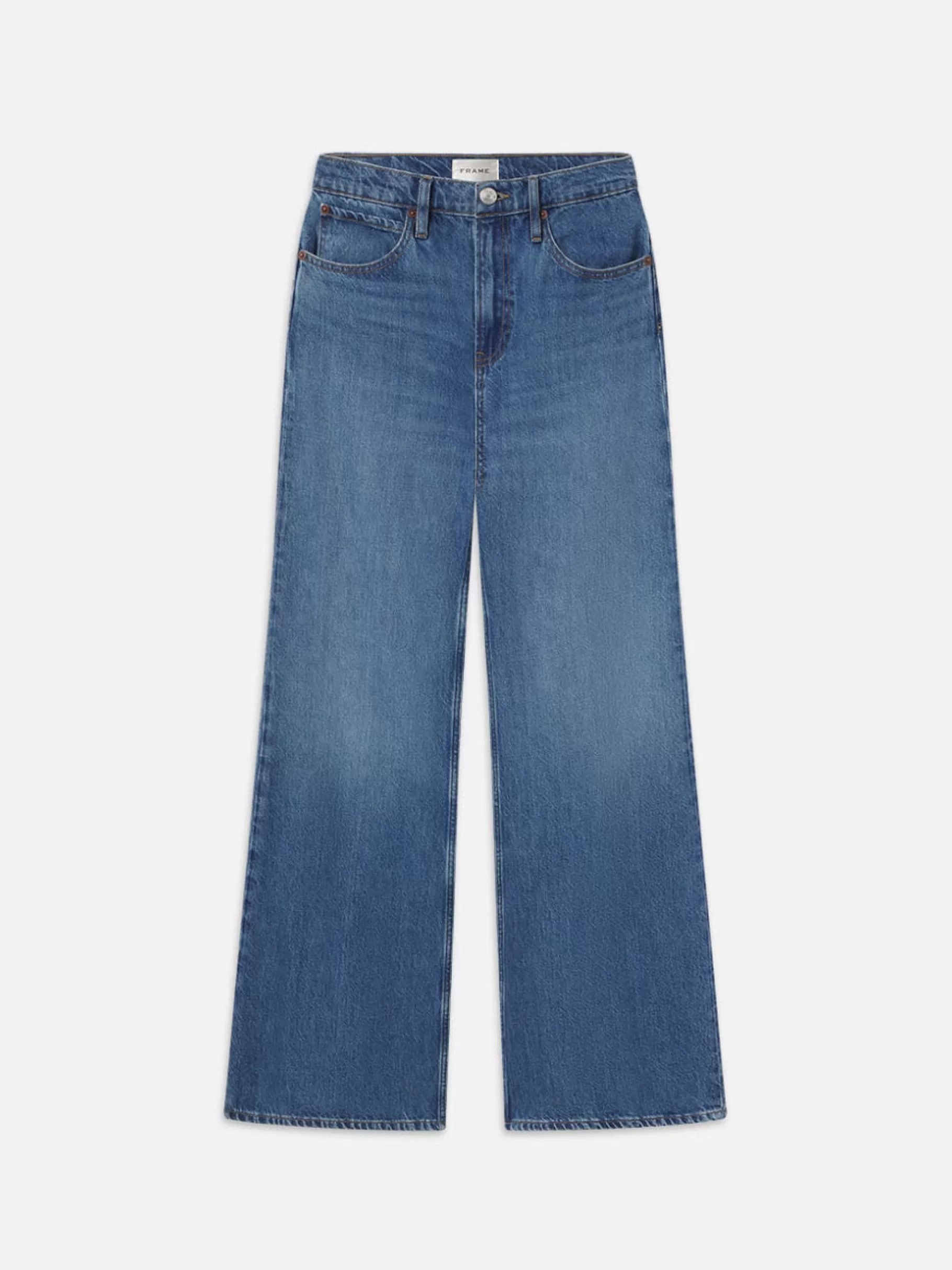 Wide Leg*FRAME Easy Wide Flare in Lucite