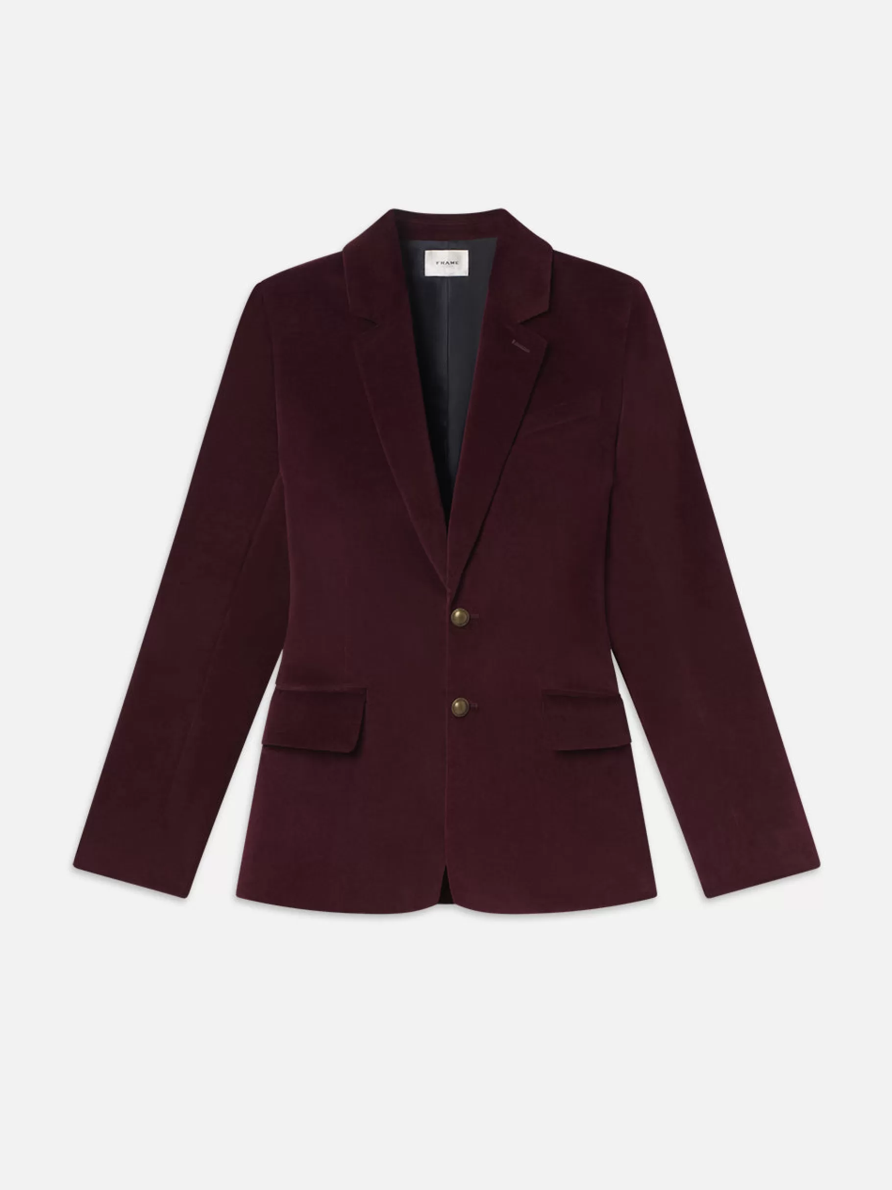 Jackets & Coats*FRAME Everyday Velvet Blazer in Wine