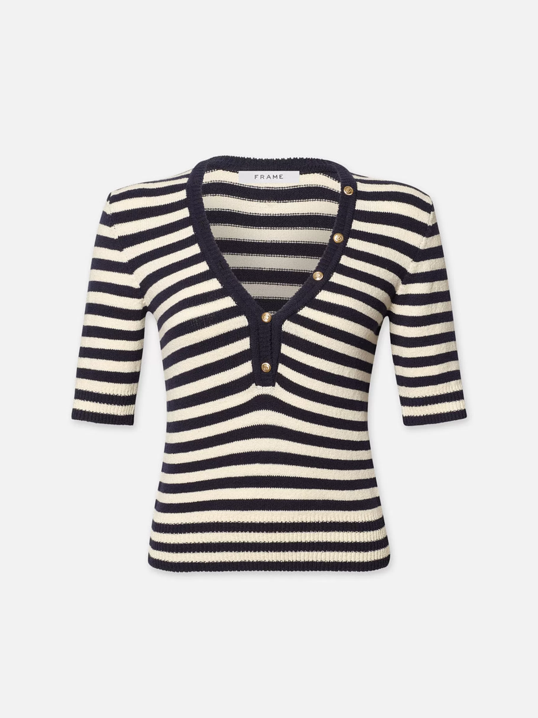 Tops & Blouses | Sweaters*FRAME Femme Mariner Sweater in Navy Multi Navymulti