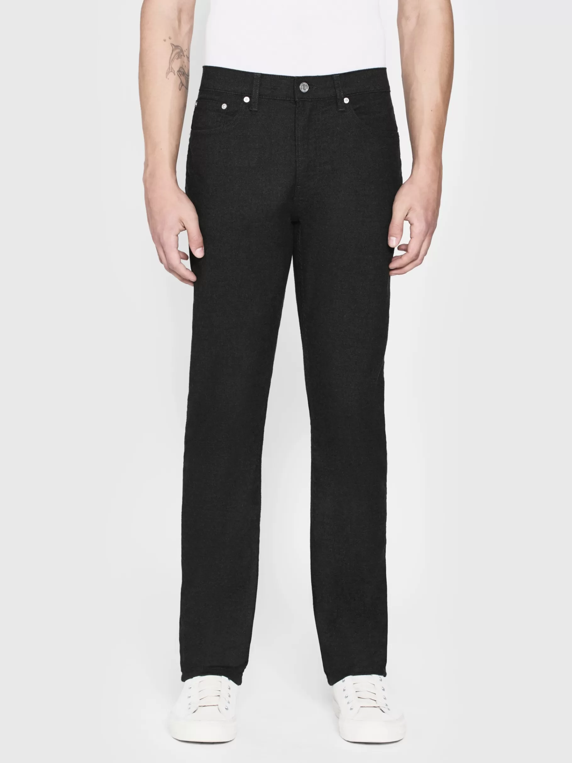 Straight*FRAME Flannel Modern Straight in Charcoal