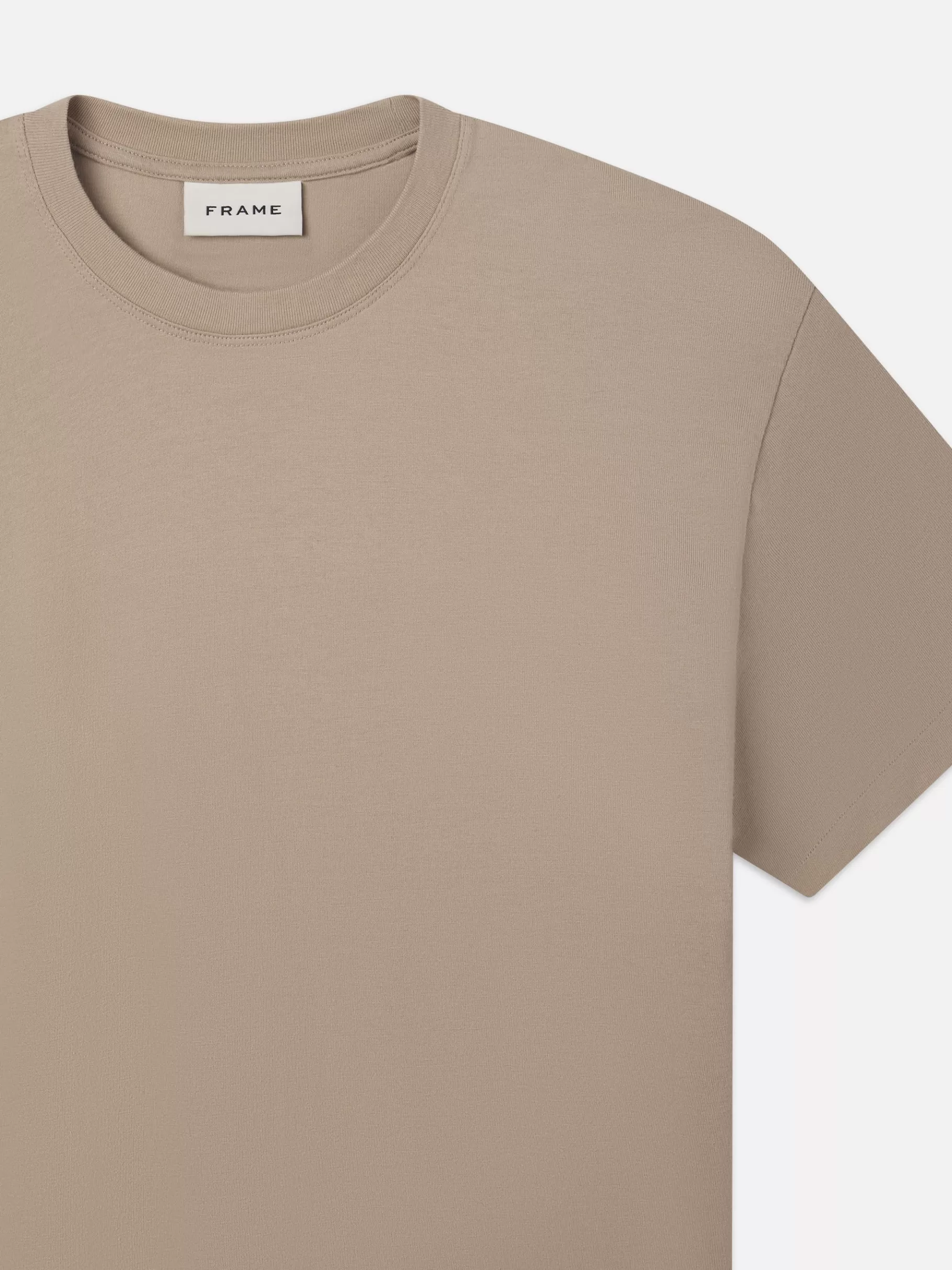 Tees & Polos*FRAME Logo Tee in Dove