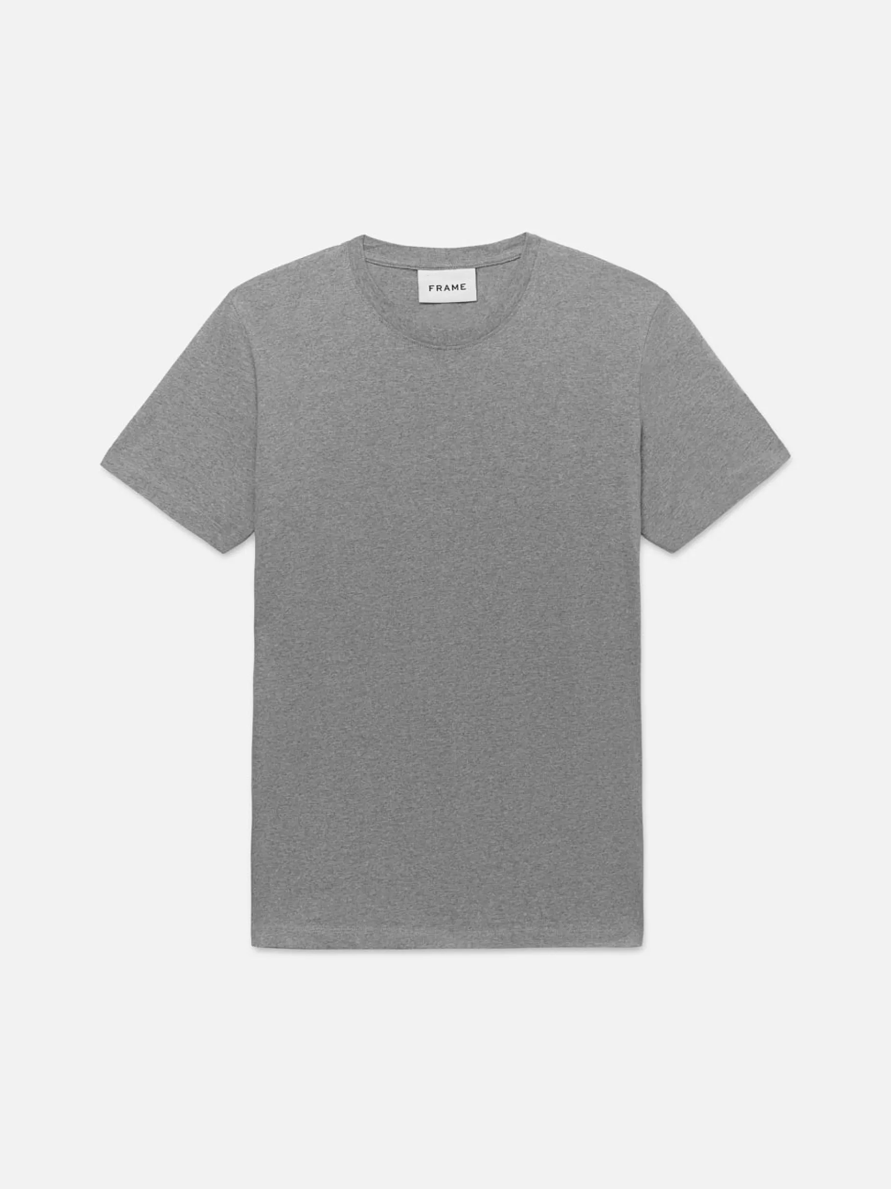 Tees & Polos*FRAME Logo Tee in Gris