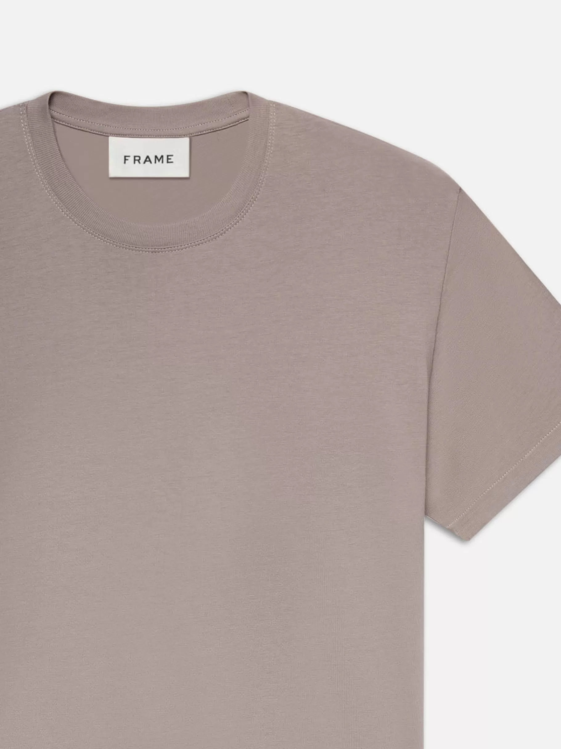 Tees & Polos*FRAME Logo Tee in Soft Lavender Softlavender