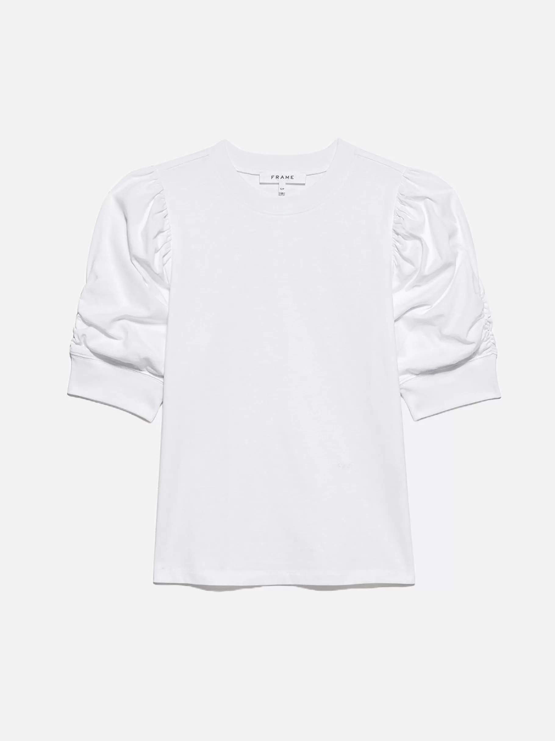Tanks & Tees*FRAME Frankie Tee in Blanc