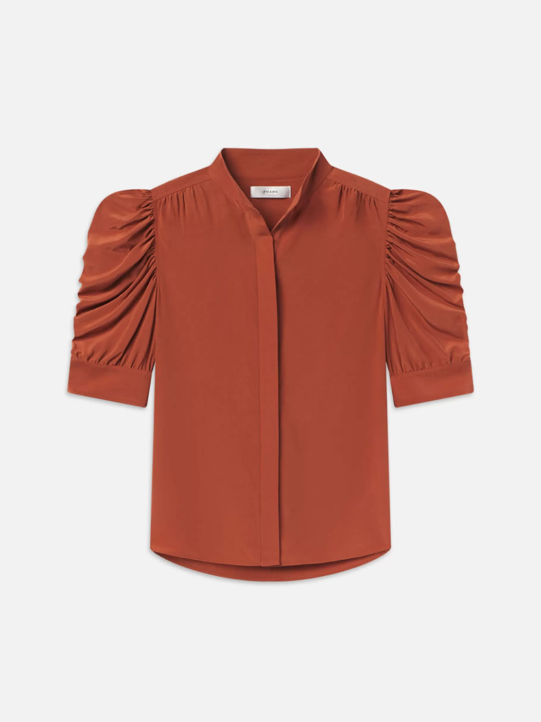 Tops & Blouses*FRAME Gillian Top in Deep Rust Deeprust