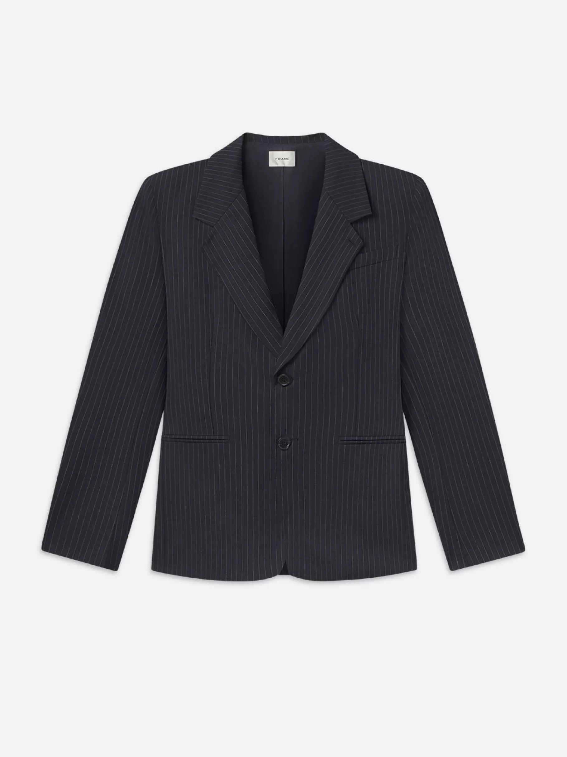 Jackets & Coats*FRAME Grandfather Blazer in Navy Multi Navymulti
