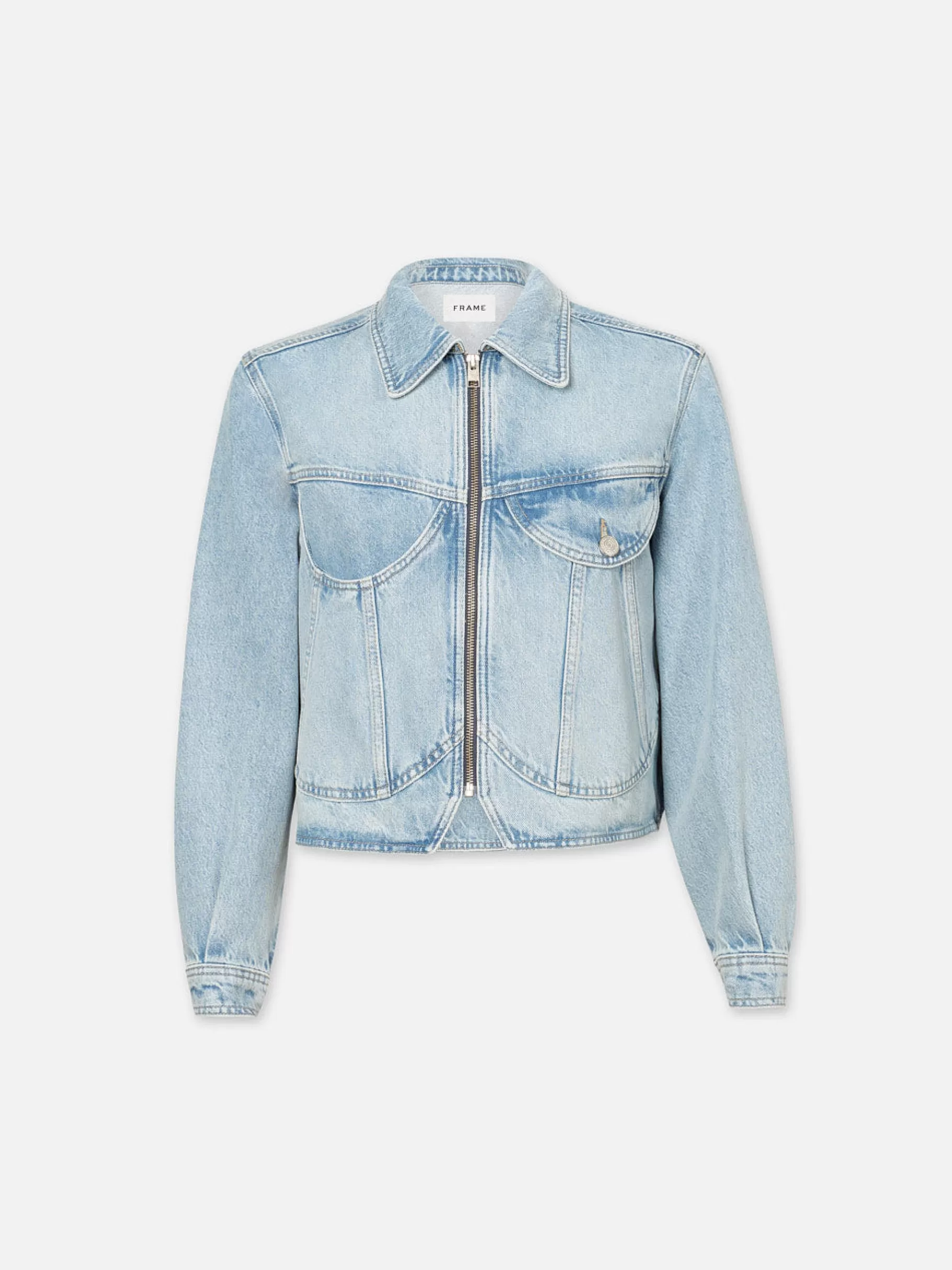 Jackets & Coats*FRAME Heart Jacket in Fizz Indigo Fizzindigo