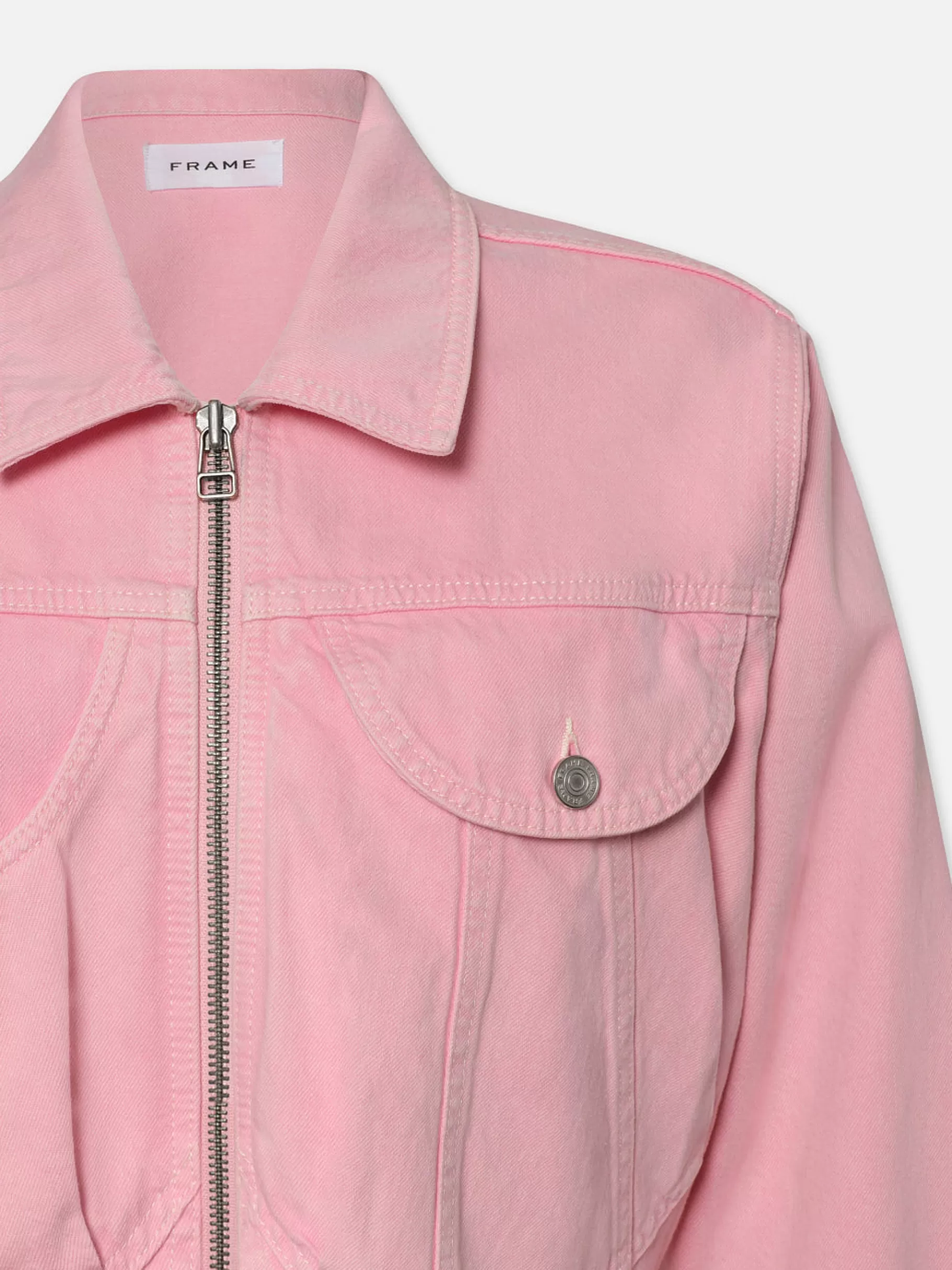 Jackets & Coats*FRAME Heart Jacket in Washed Dusty Pink Washeddustypink
