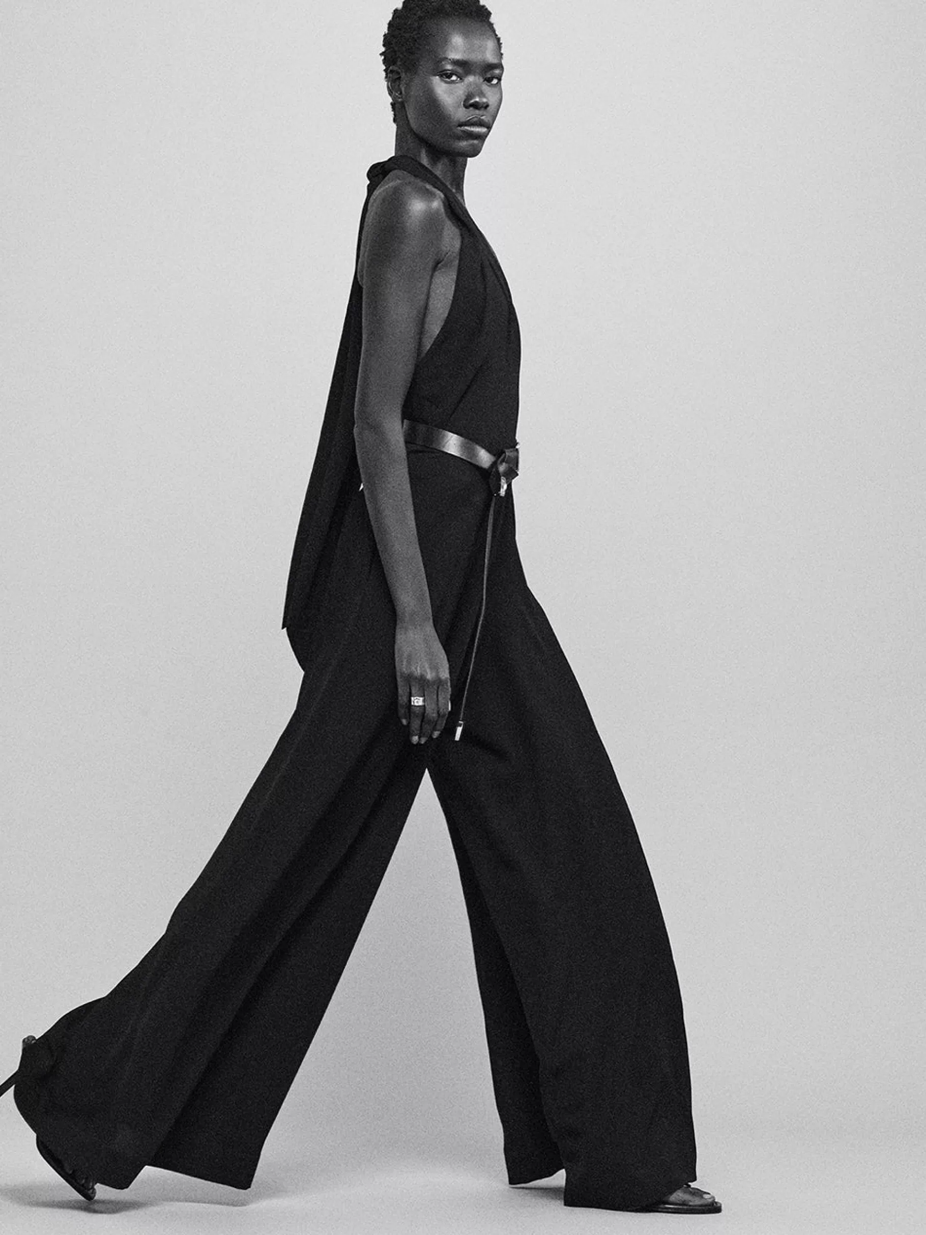Dresses & Jumpsuits*FRAME Keyhole Halter Jumpsuit in Black