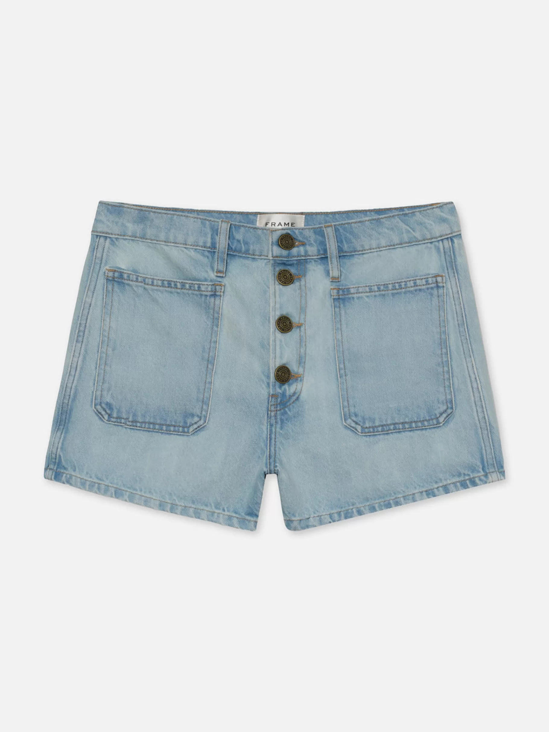 Skirts & Shorts*FRAME Le Bardot Exposed Button Short in Trevi