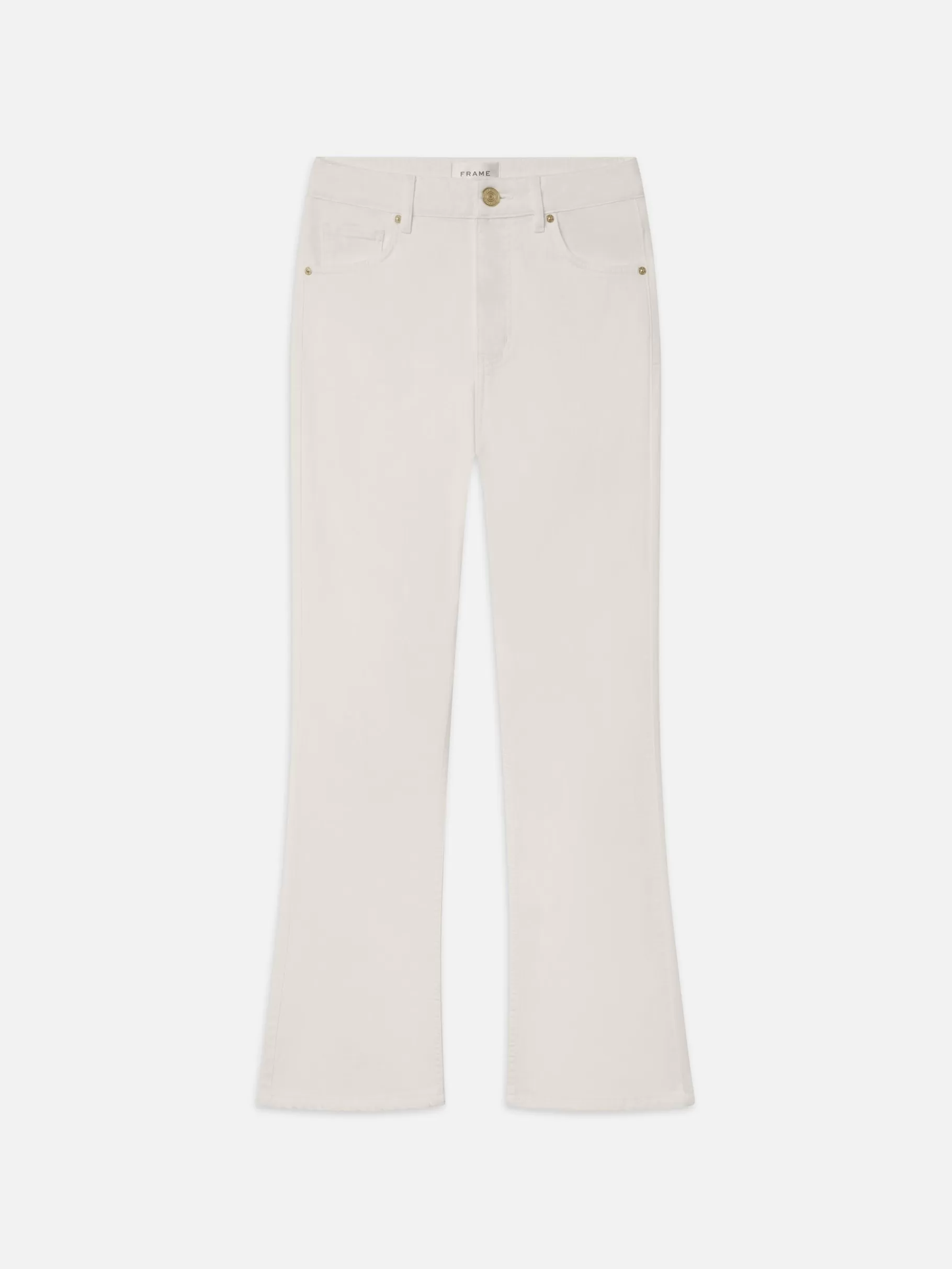 Bootcut*FRAME Le Crop Mini Boot in Au Natural Clean Aunaturalclean