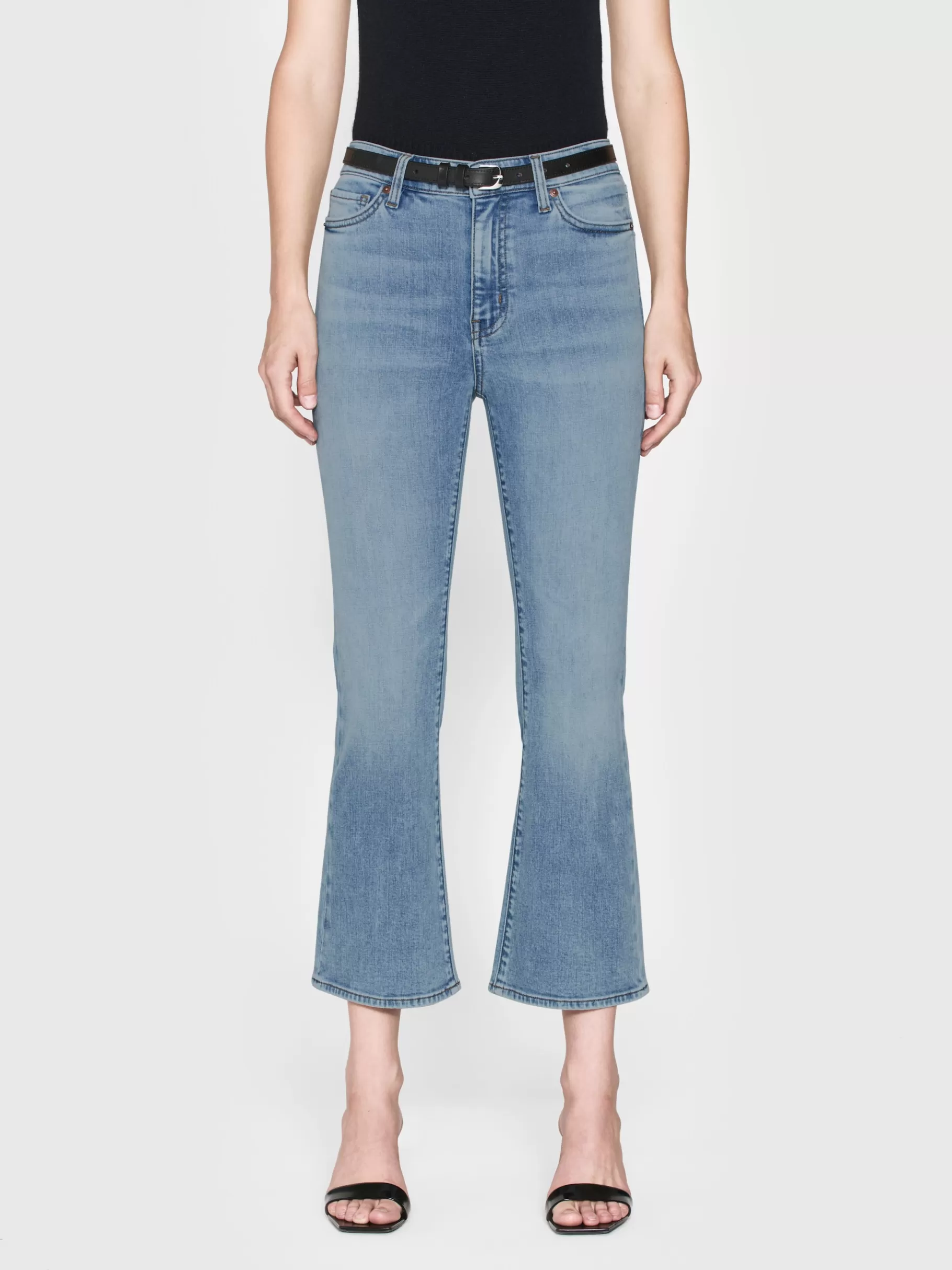 Bootcut*FRAME Le Crop Mini Boot in Cosette