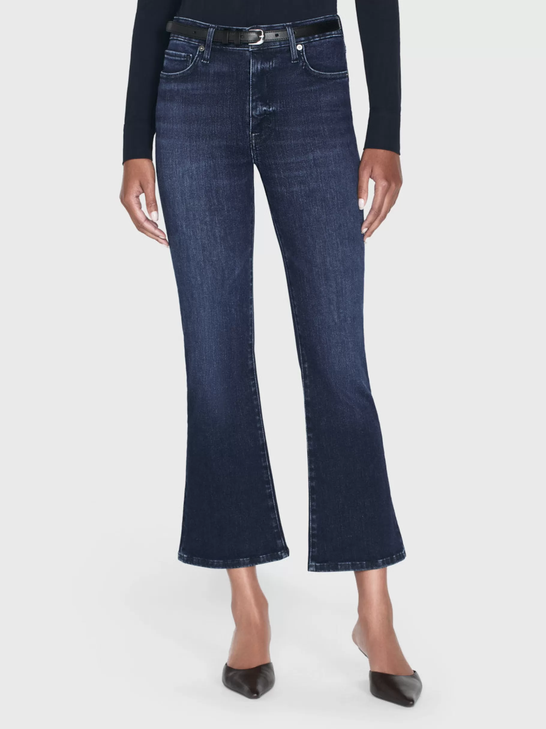 Bootcut*FRAME Le Crop Mini Boot in Dante