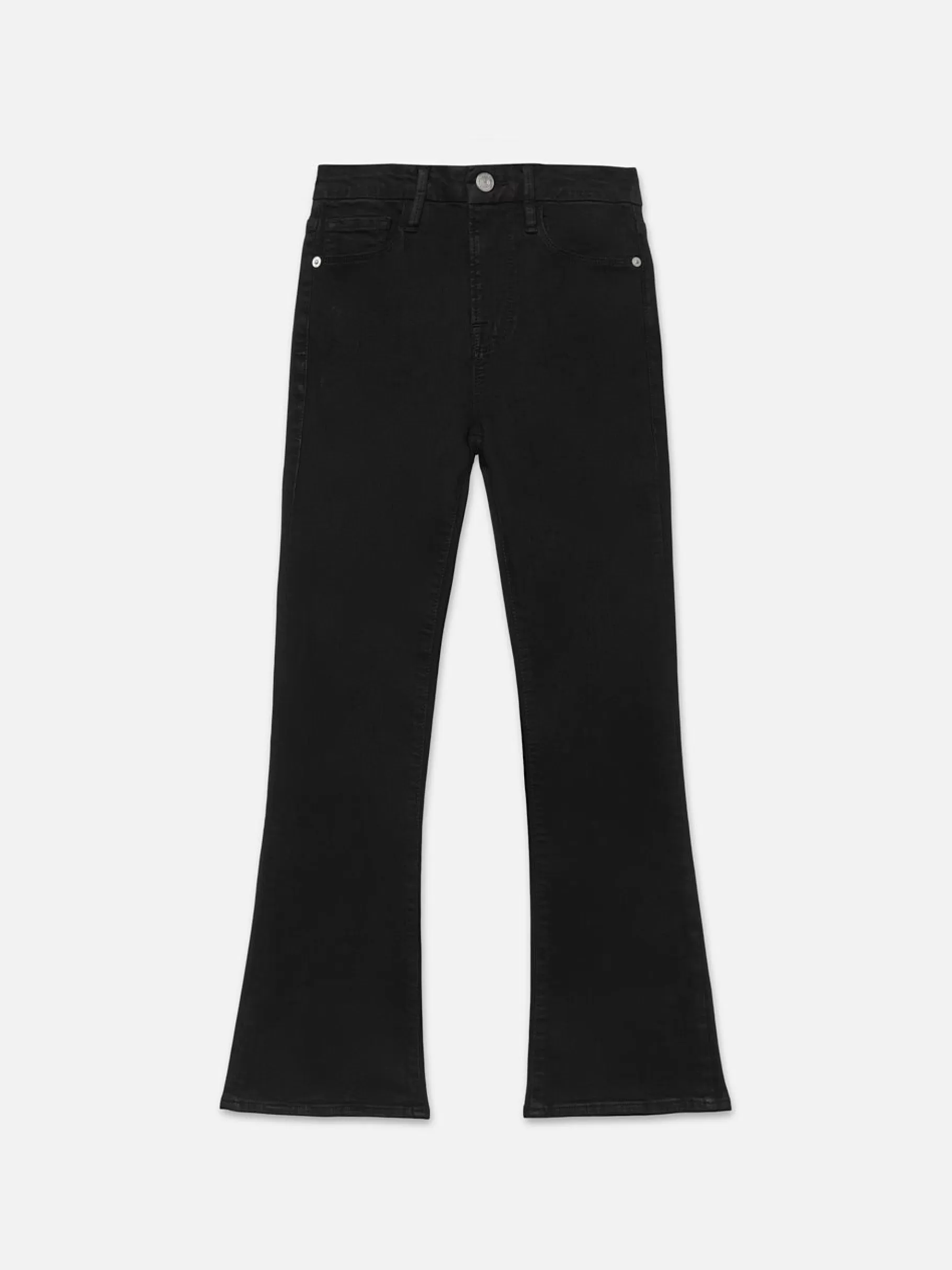 Bootcut*FRAME Le Crop Mini Boot in Film Noir Filmnoir