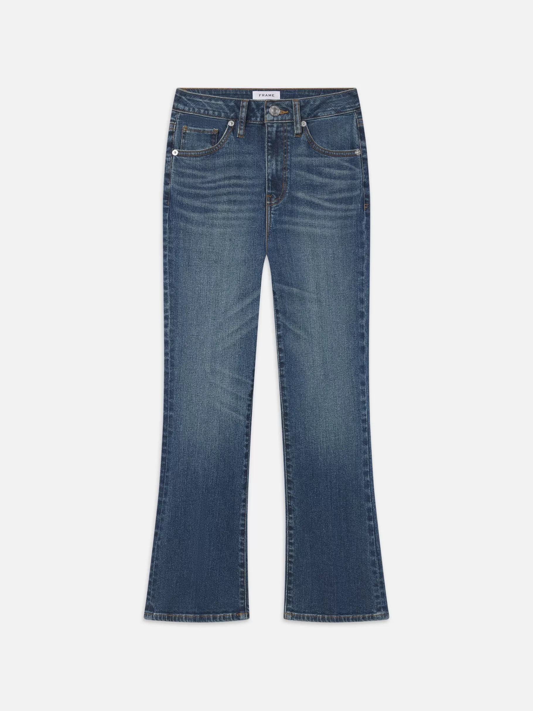 Bootcut*FRAME Le Crop Mini Boot in Kinmount